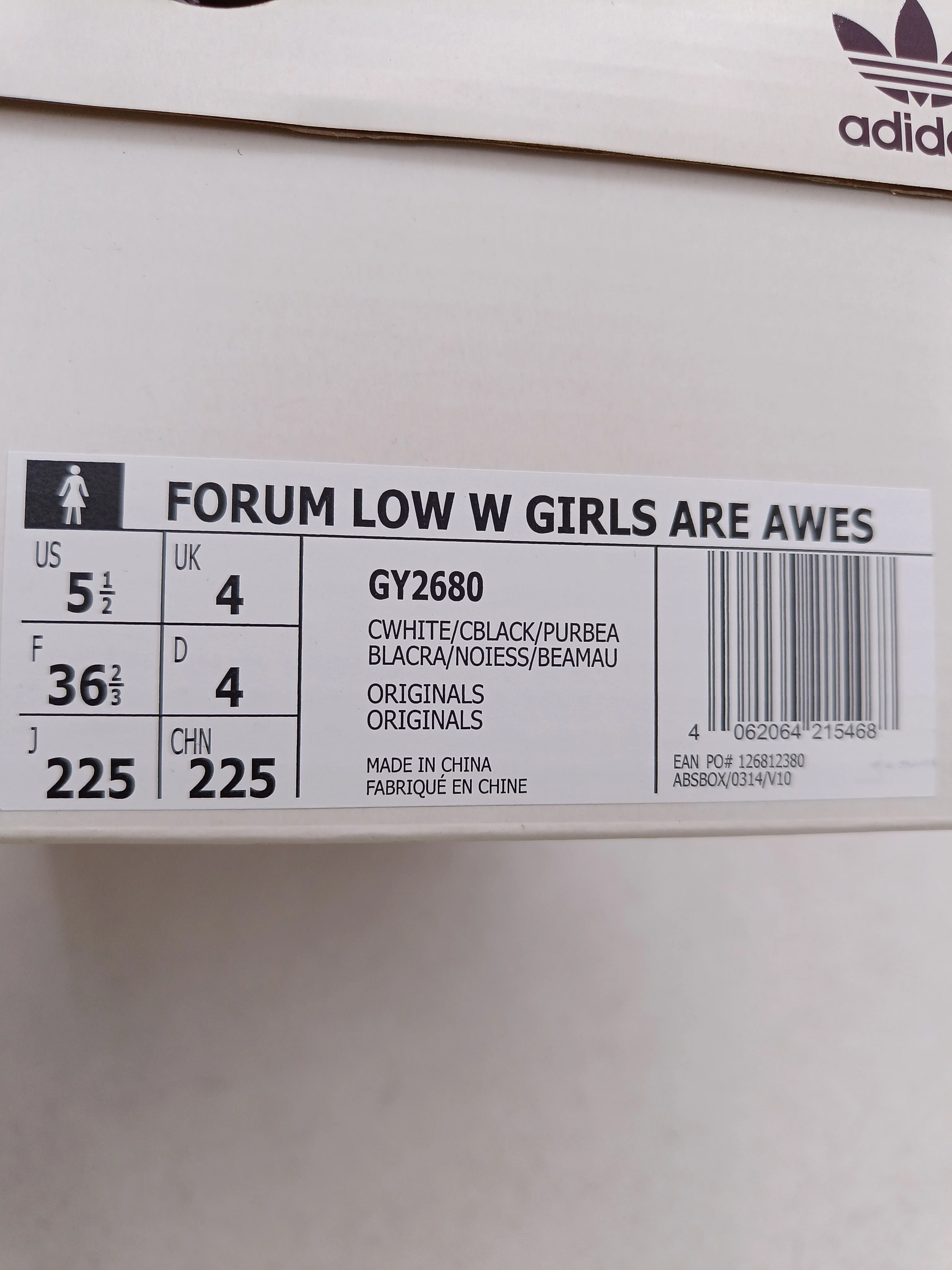 Adidas FORUM LOW W GIRLS ARE AWE... Women's Trainers UK4 EU36.5 US5.5 in Multi RRP £84.5 - Image 8