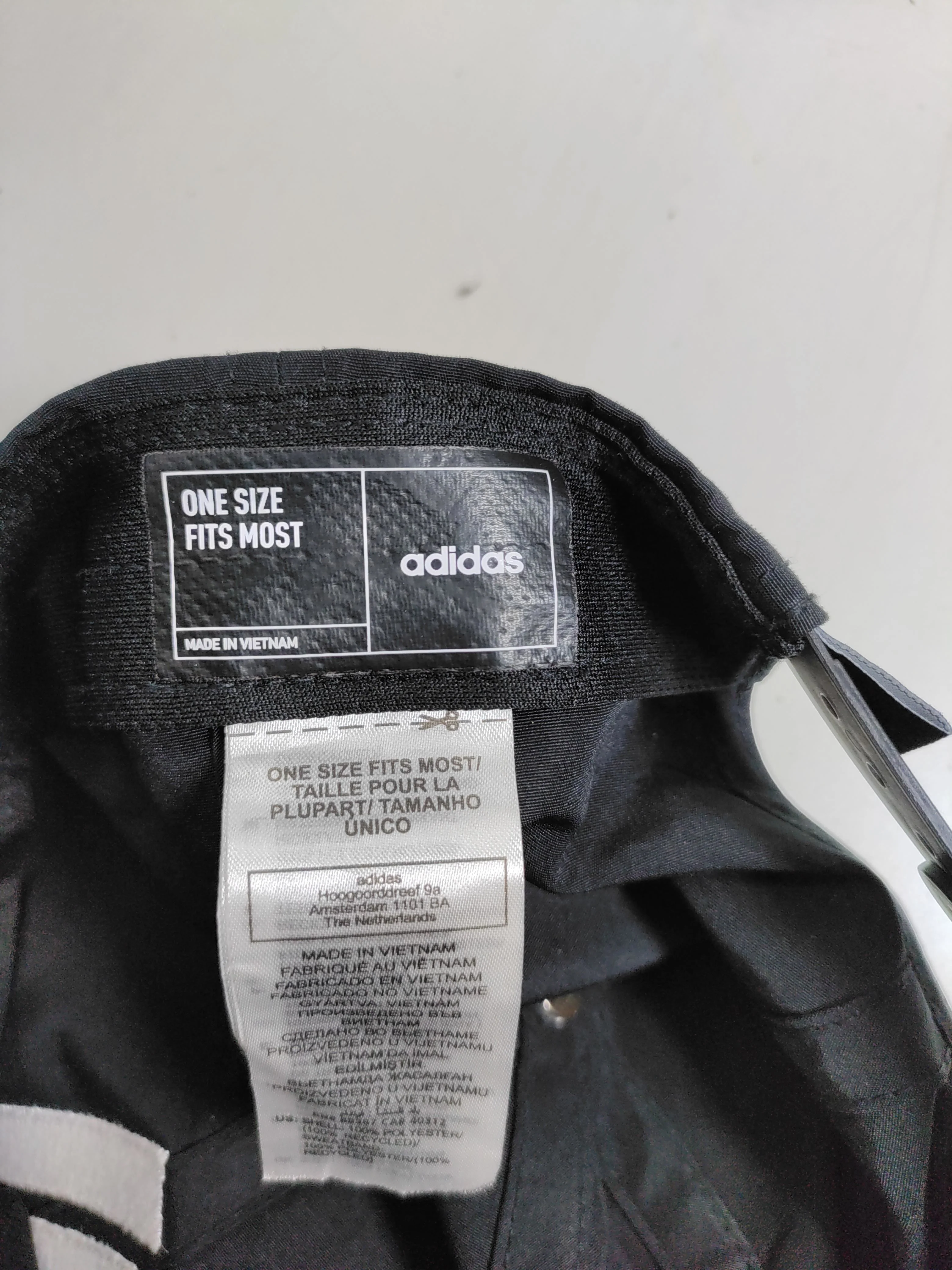 Adidas Men's Hat M Black 100% Polyester Baseball Cap - Image 5