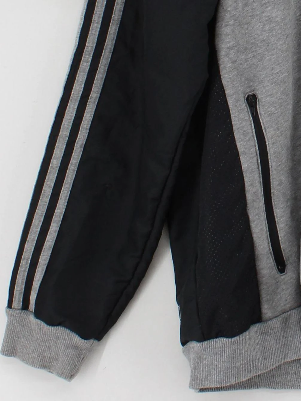 Adidas Men's Hoodie L Black Cotton with Polyester Pullover - Image 4