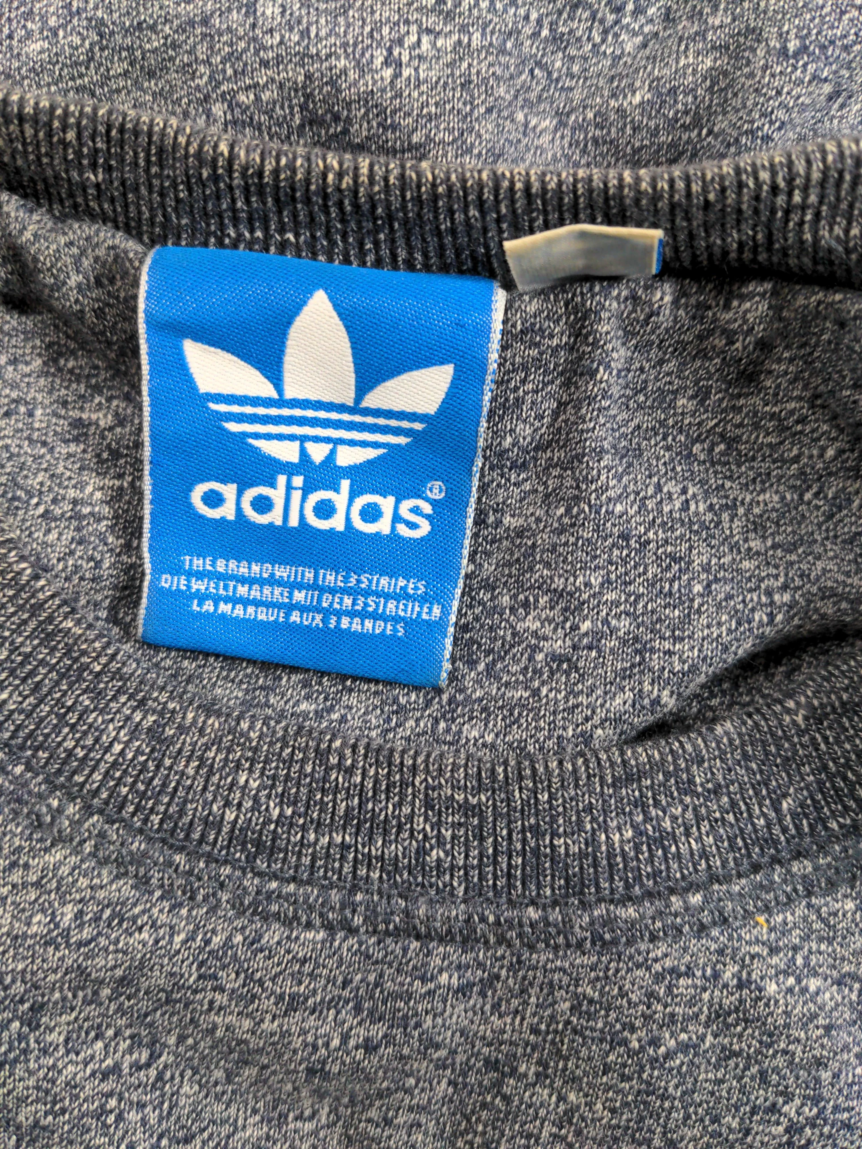Adidas Men's Hoodie L Grey 100% Cotton Pullover - Image 6
