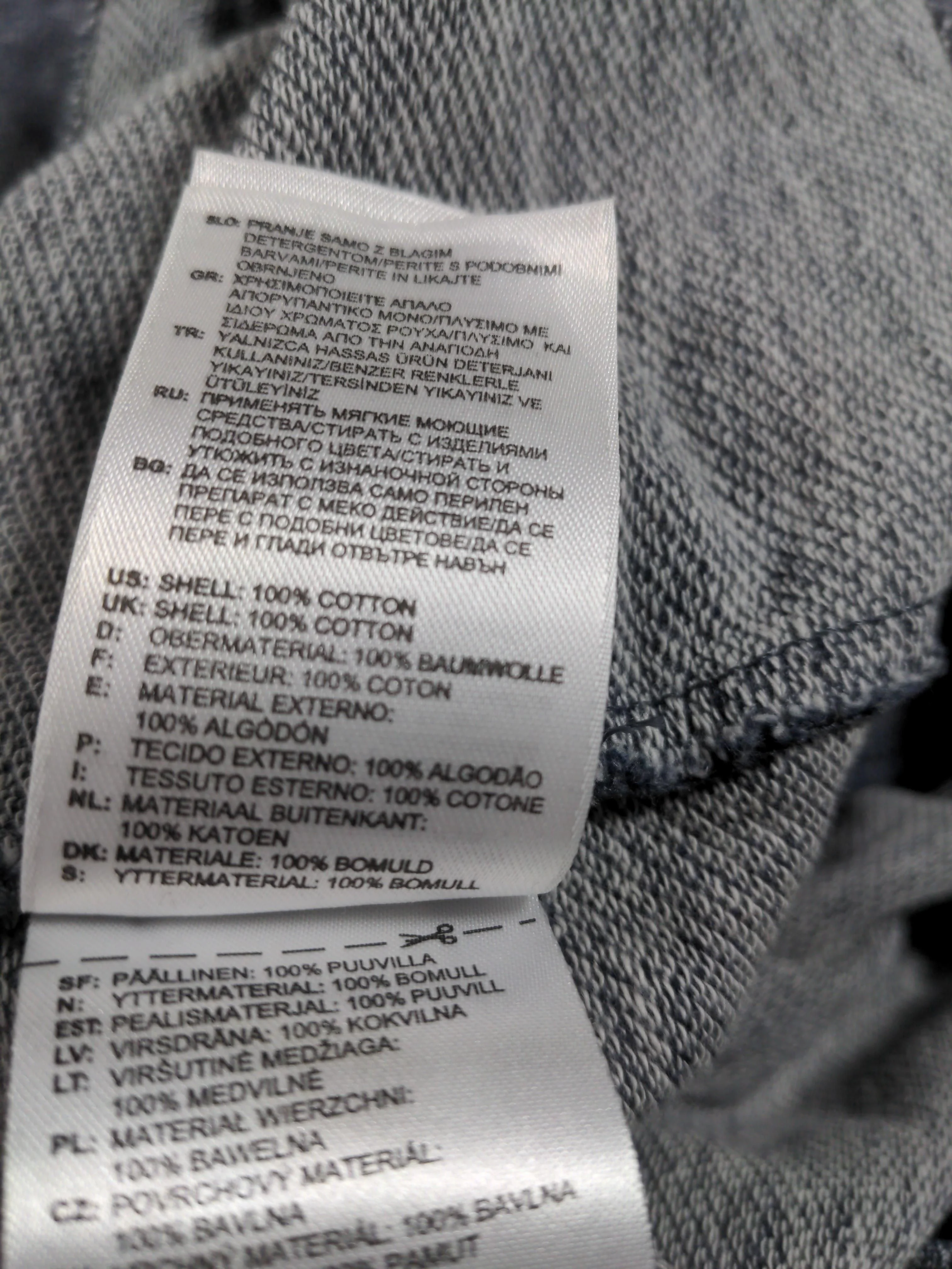 Adidas Men's Hoodie L Grey 100% Cotton Pullover - Image 7