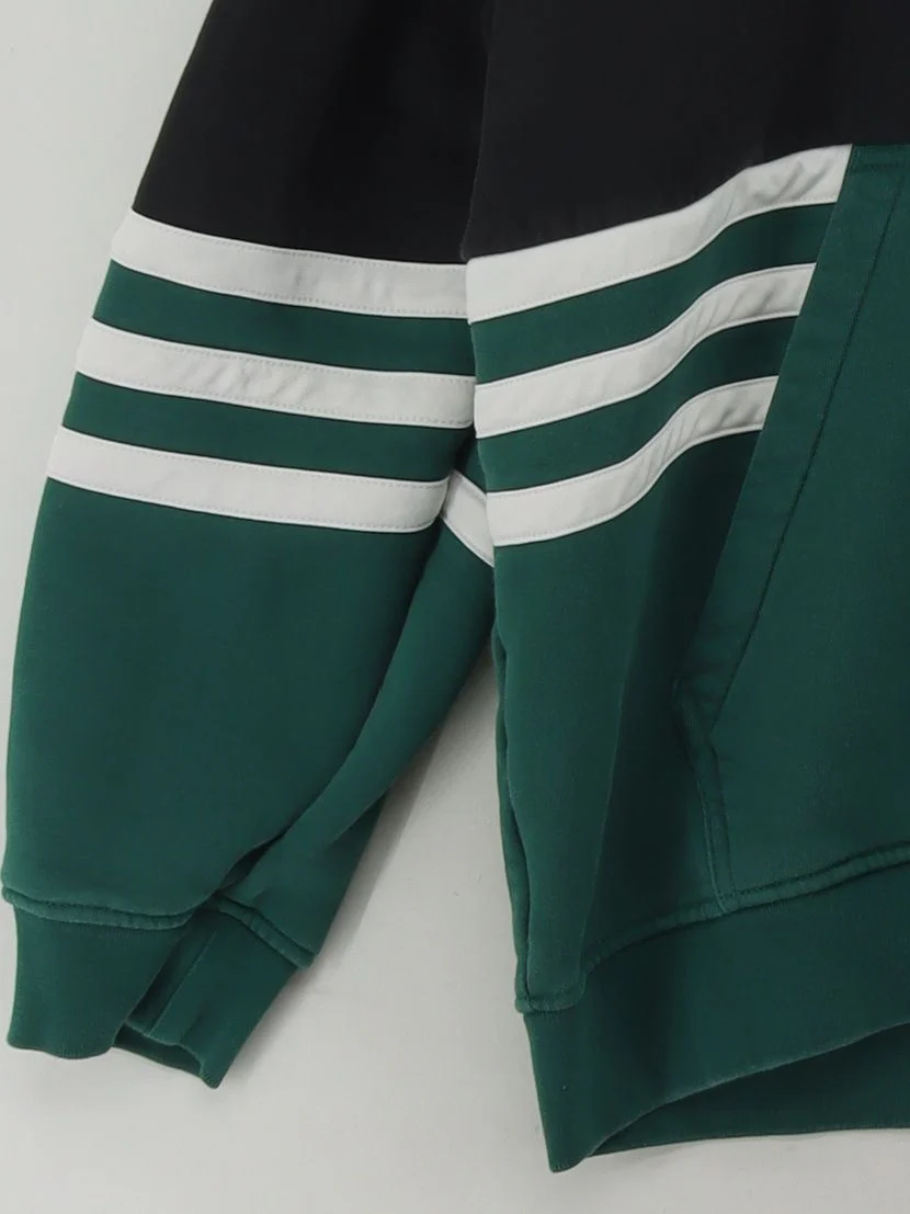 Adidas Men's Hoodie L Multi Cotton with Polyester Pullover - Image 4