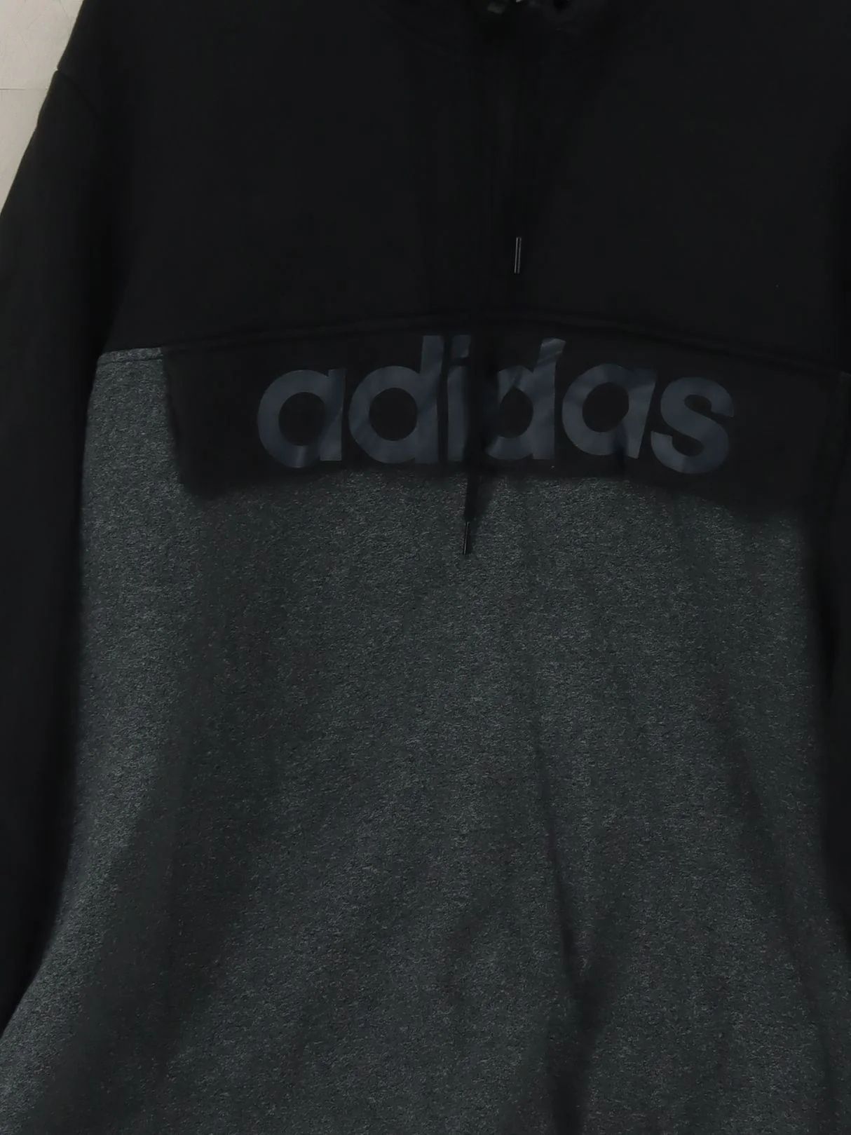 Adidas Men's Hoodie L Multi Graphic 100% Cotton Pullover - Image 3