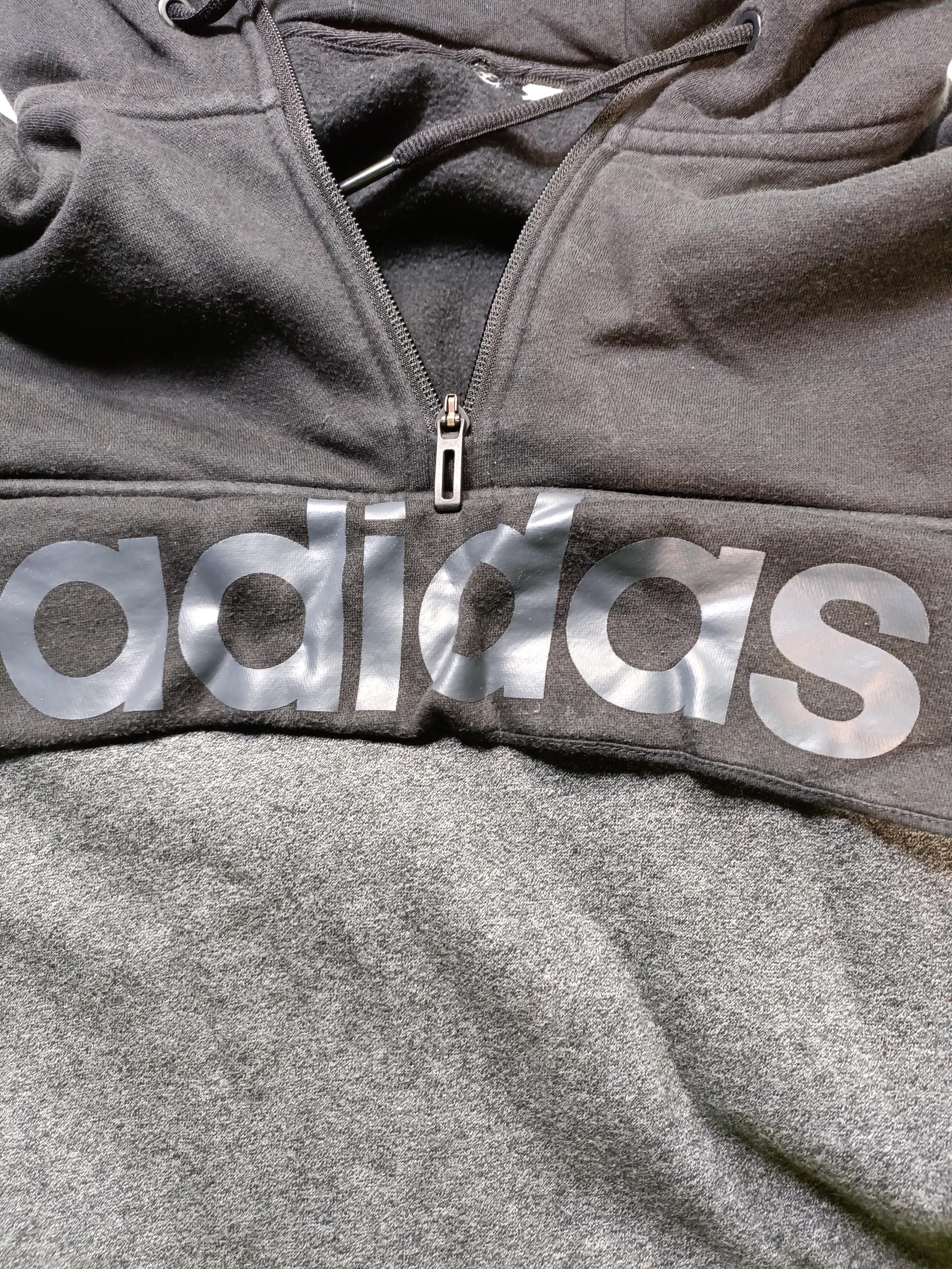 Adidas Men's Hoodie L Multi Graphic 100% Cotton Pullover - Image 6
