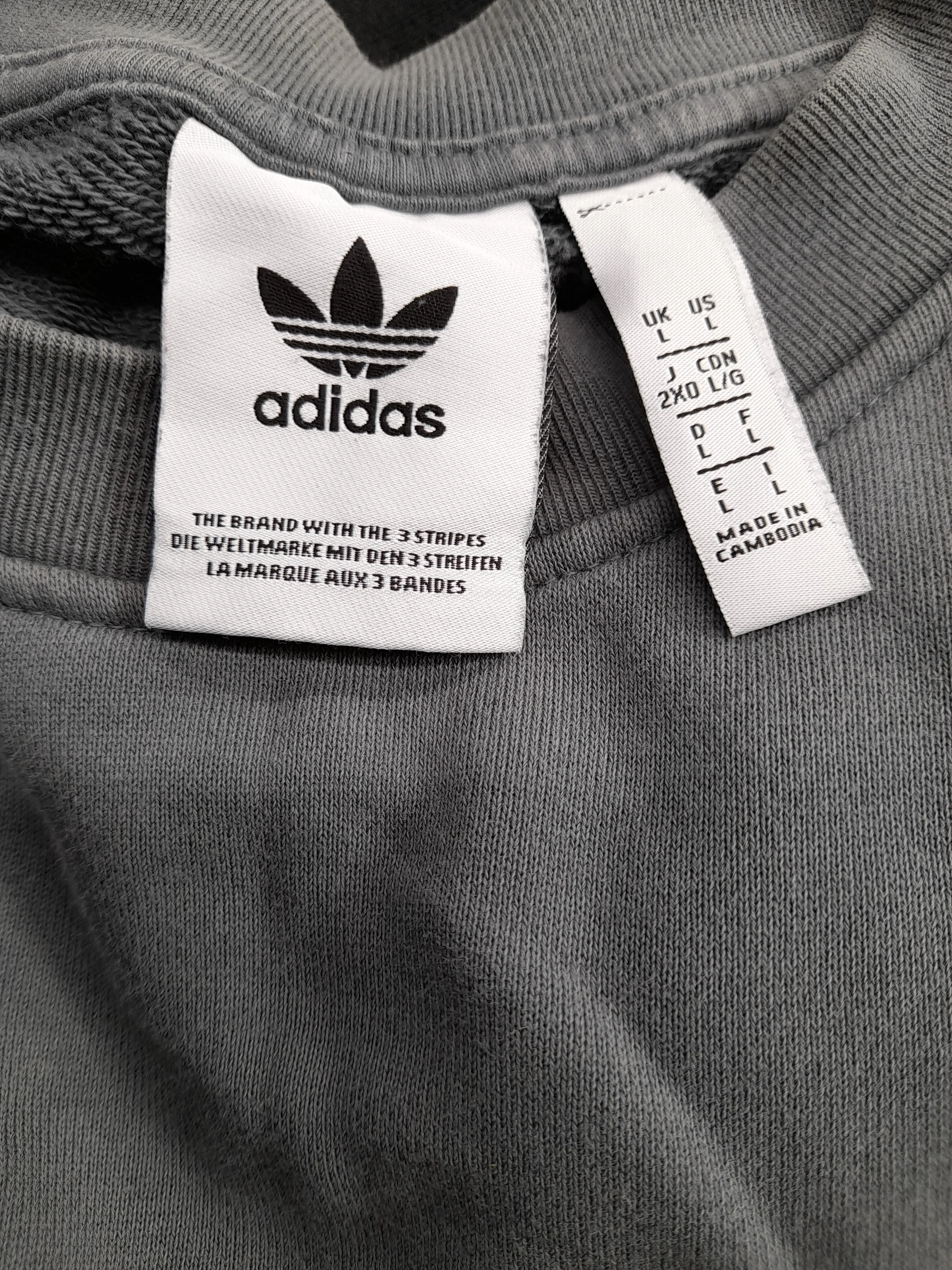 Adidas Men's Hoodie L Multi Graphic 100% Cotton Pullover - Image 6
