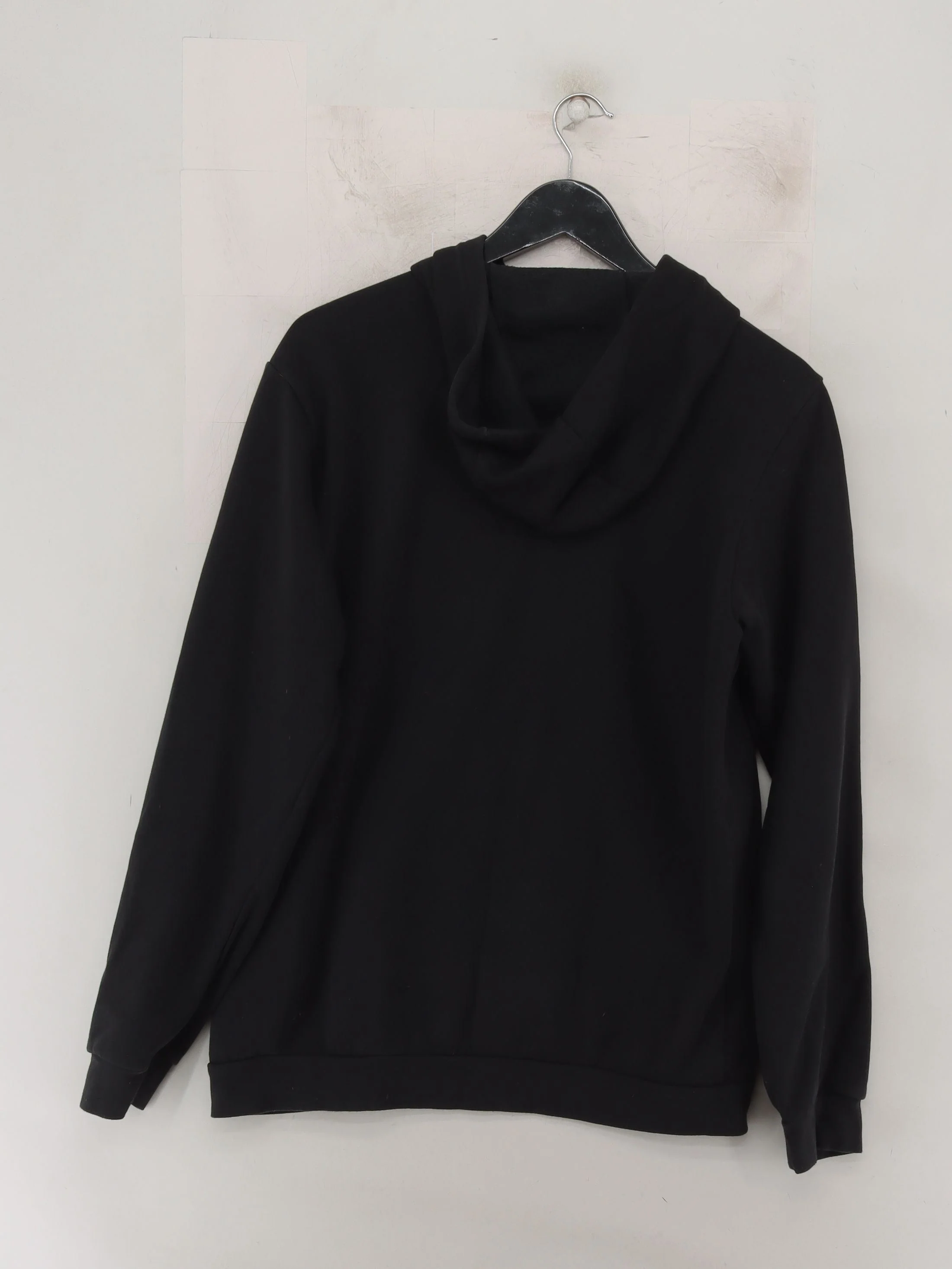 Adidas Men's Hoodie M Black Cotton with Polyester Pullover - Image 2