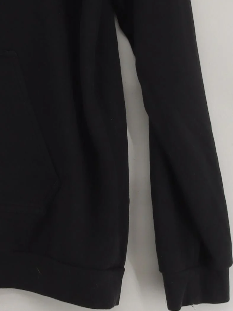Adidas Men's Hoodie M Black Cotton with Polyester Pullover - Image 4