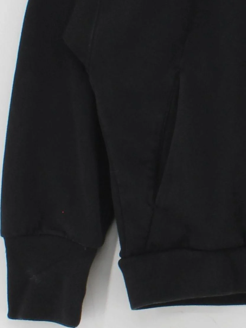 Adidas Men's Hoodie M Black Cotton with Polyester Pullover - Image 4