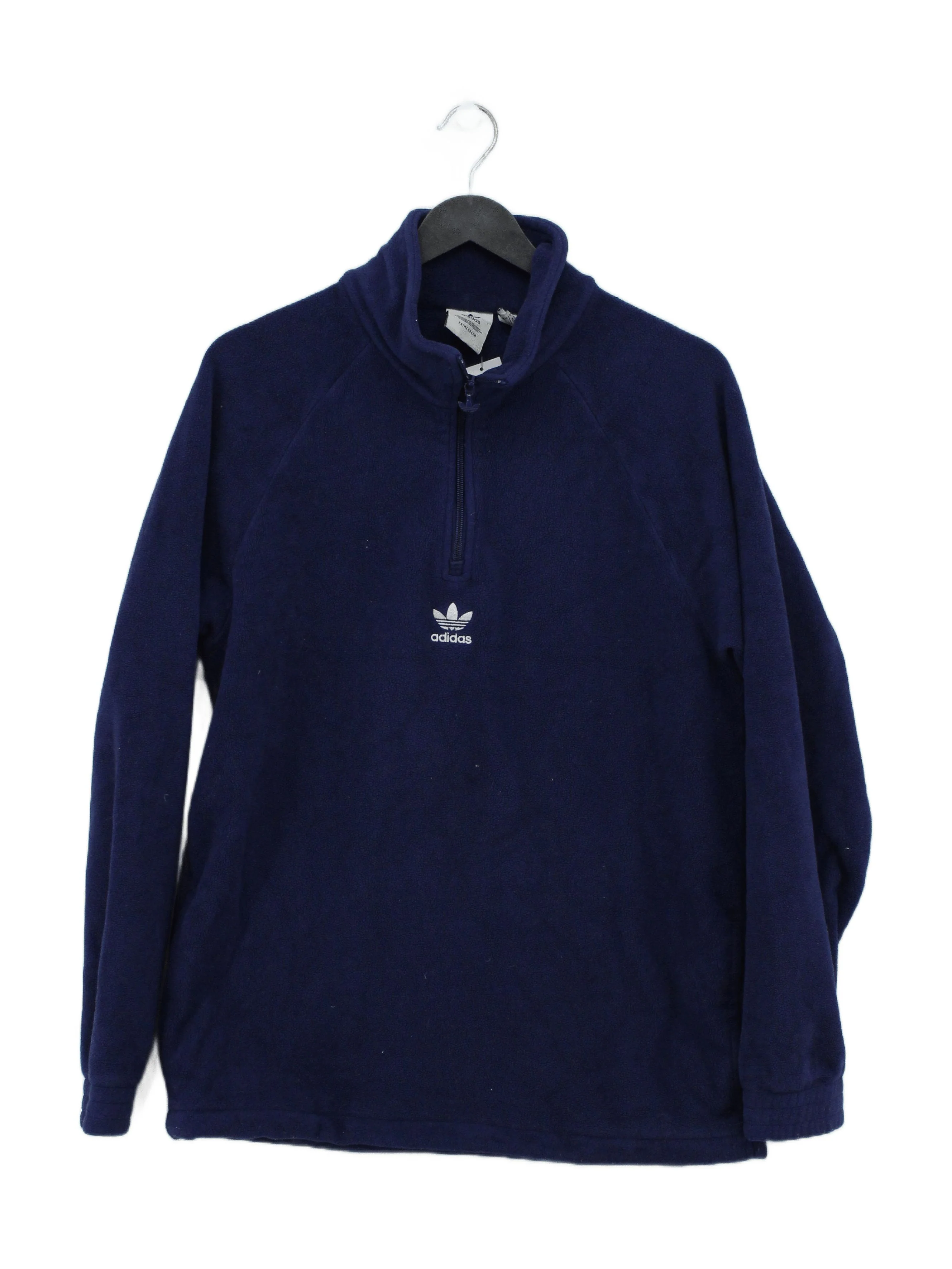 Adidas Men's Hoodie M Blue 100% Polyester Pullover