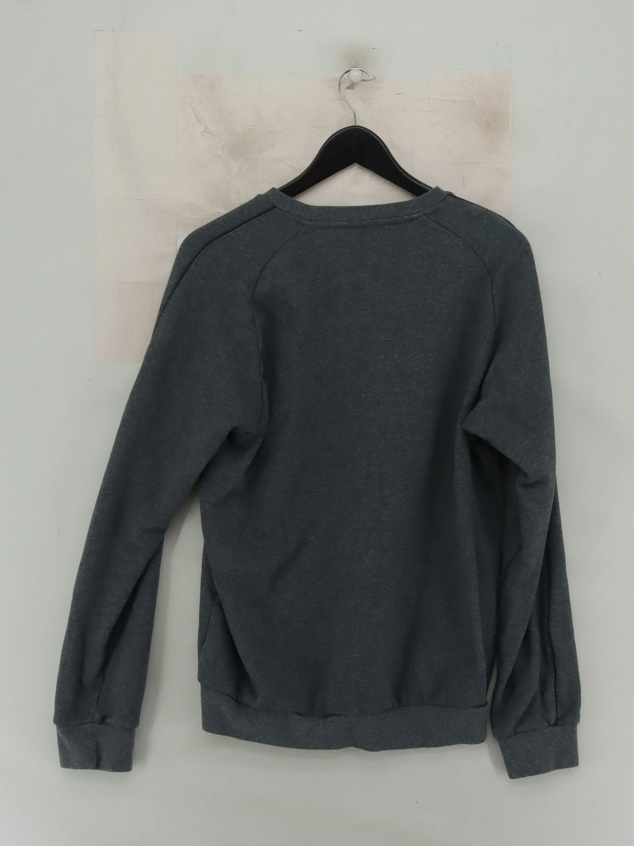 Adidas Men's Hoodie M Grey Cotton with Polyester Pullover - Image 2
