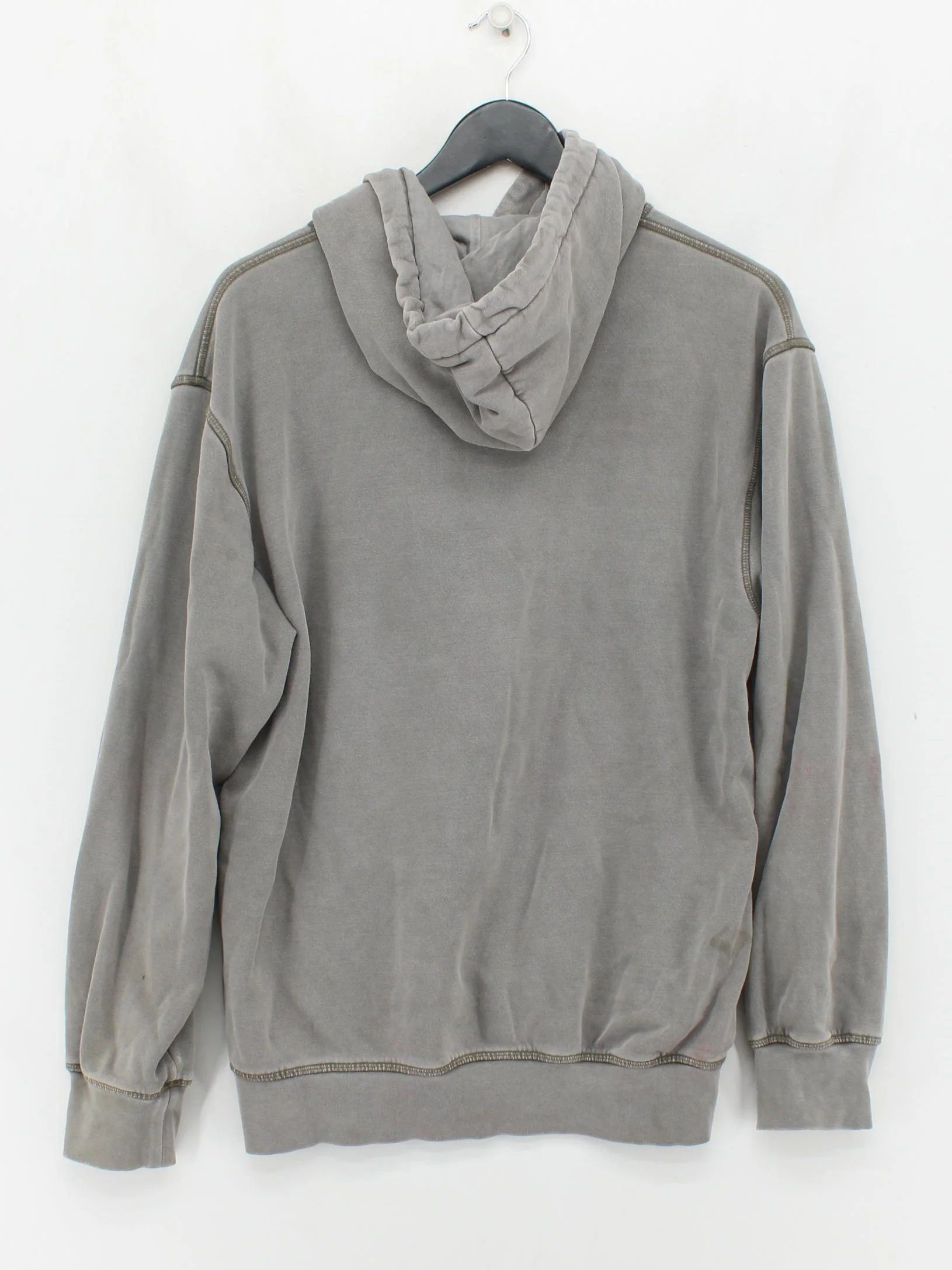 Adidas Men's Hoodie M Grey Cotton with Polyester, Spandex Pullover - Image 2