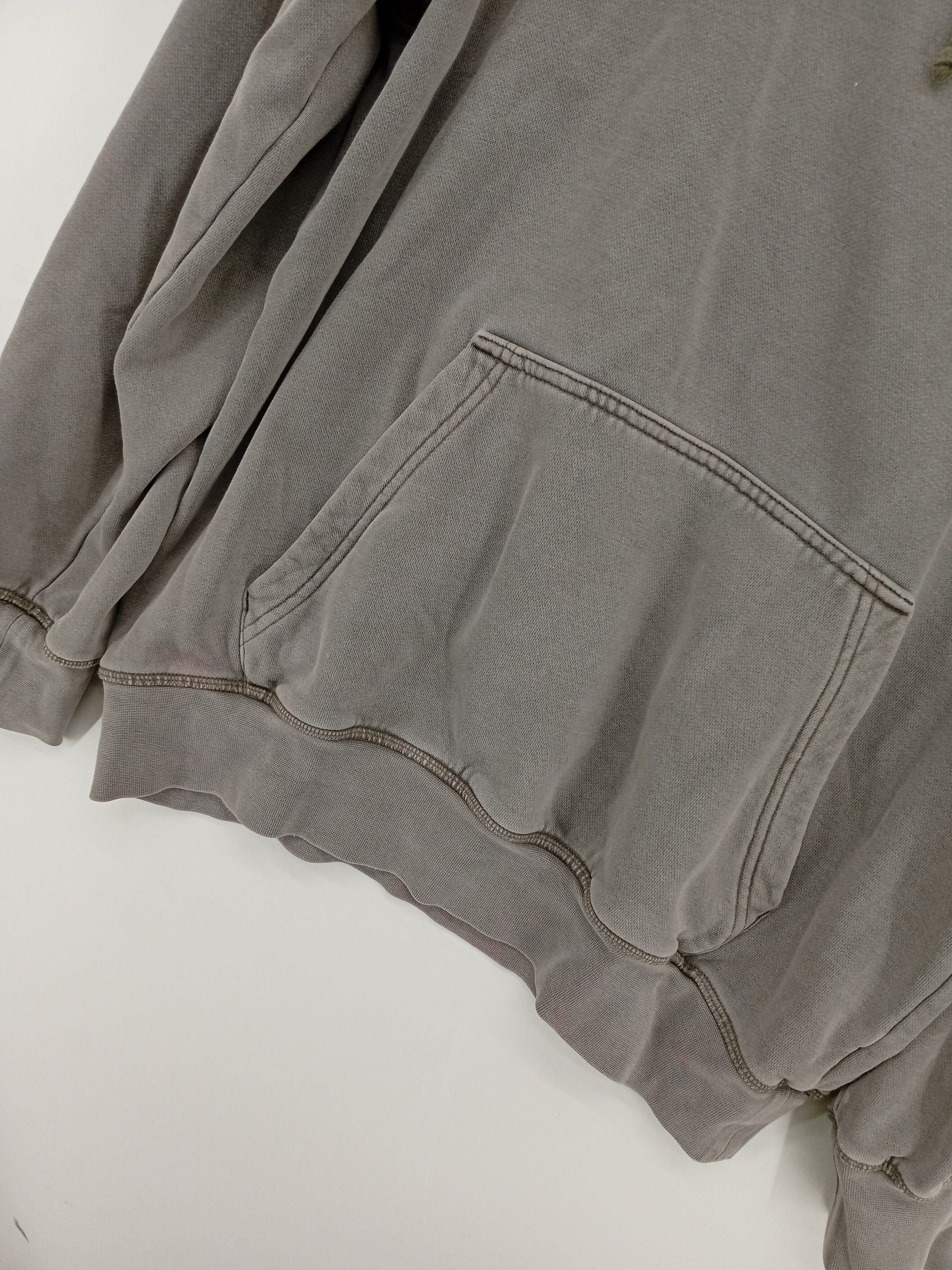 Adidas Men's Hoodie M Grey Cotton with Polyester, Spandex Pullover - Image 5