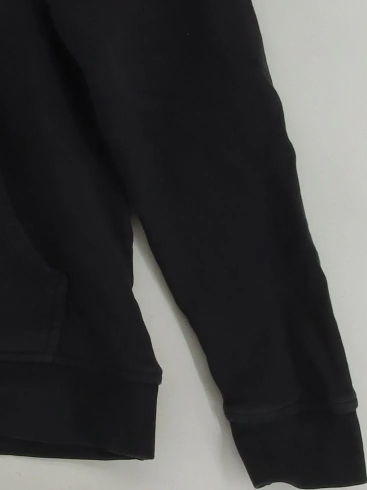 Adidas Men's Hoodie S Black Graphic Cotton with Spandex Pullover - Image 4
