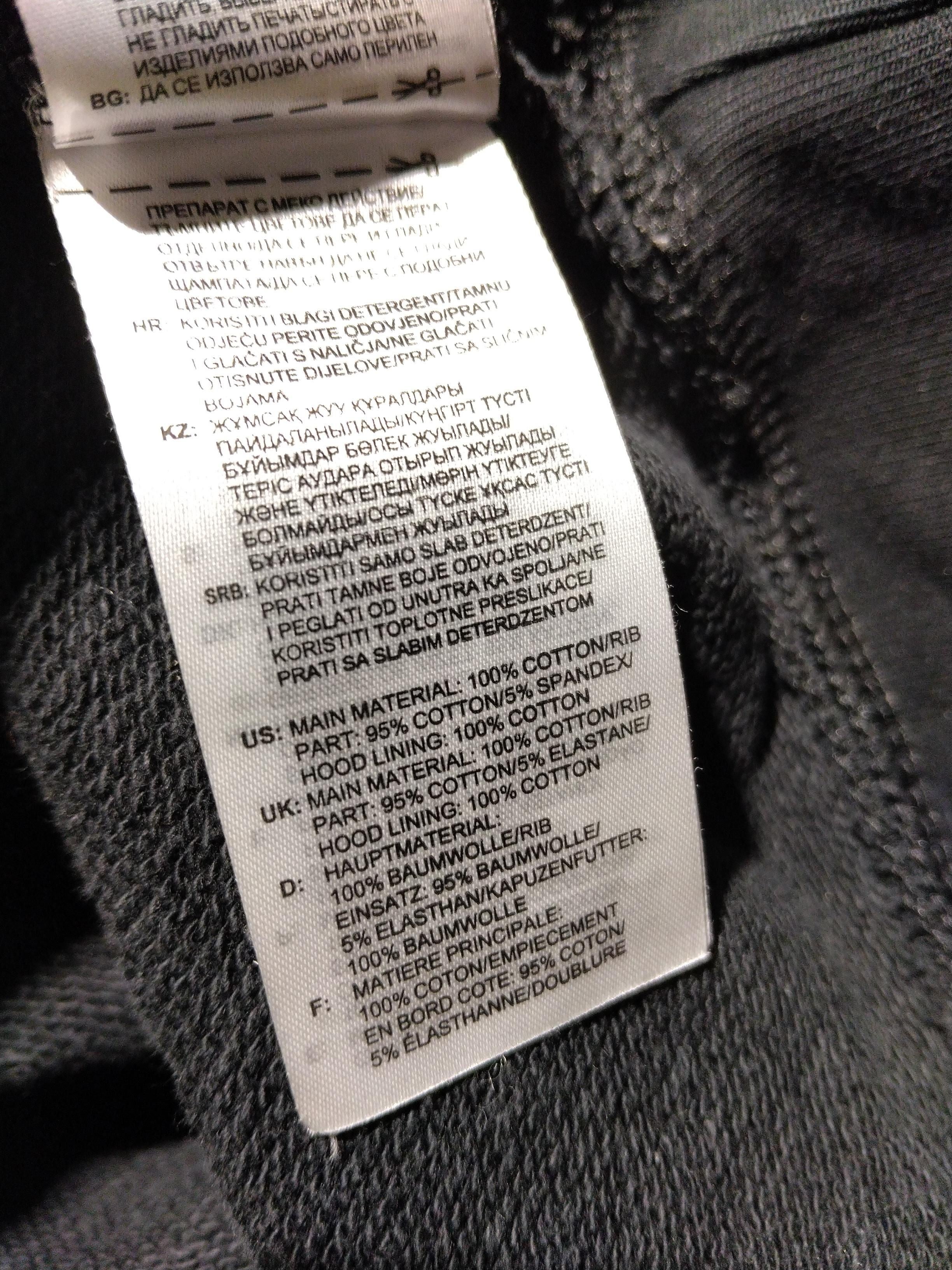 Adidas Men's Hoodie S Black Graphic Cotton with Spandex Pullover - Image 7