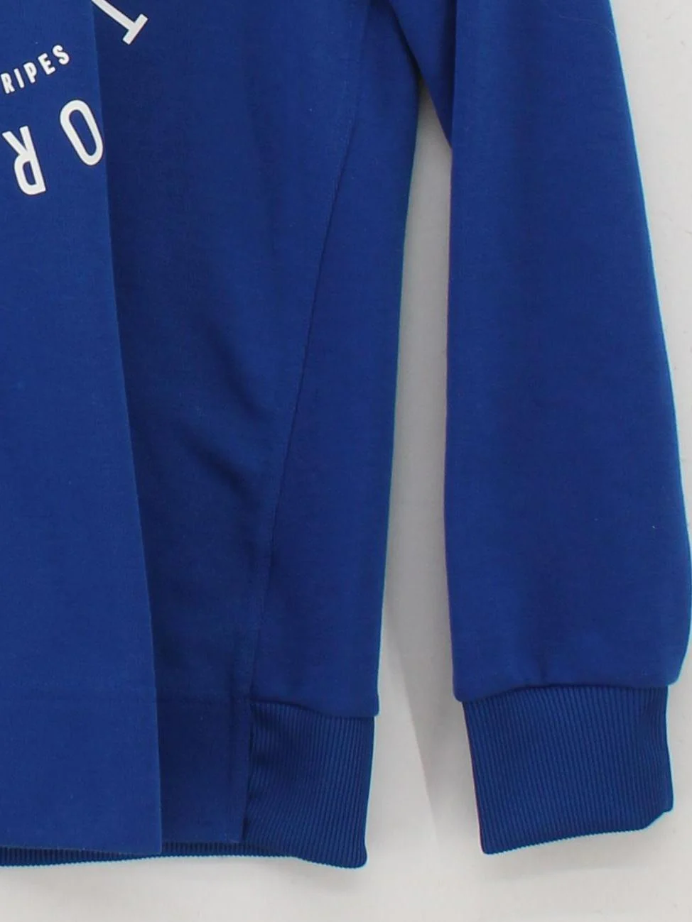 Adidas Men's Hoodie S Blue Graphic 100% Cotton Pullover - Image 4
