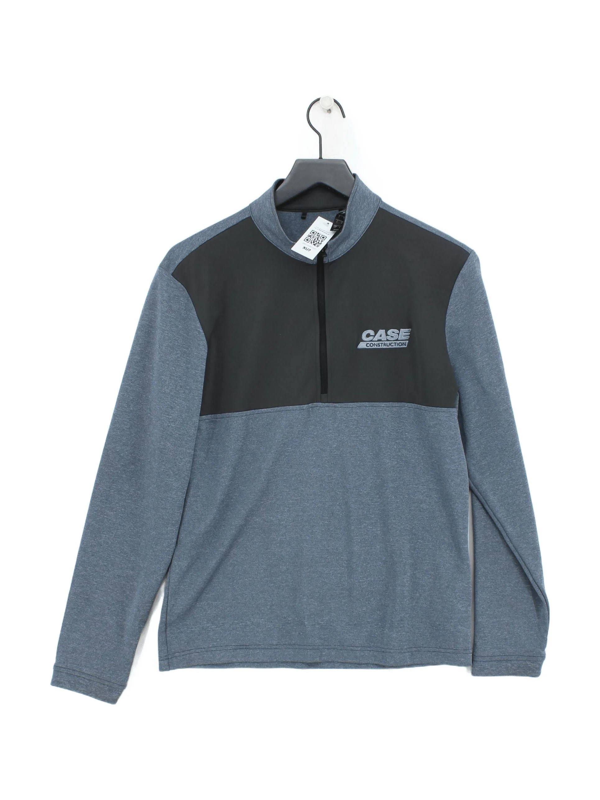 Adidas Men's Hoodie S Grey 100% Polyester Pullover