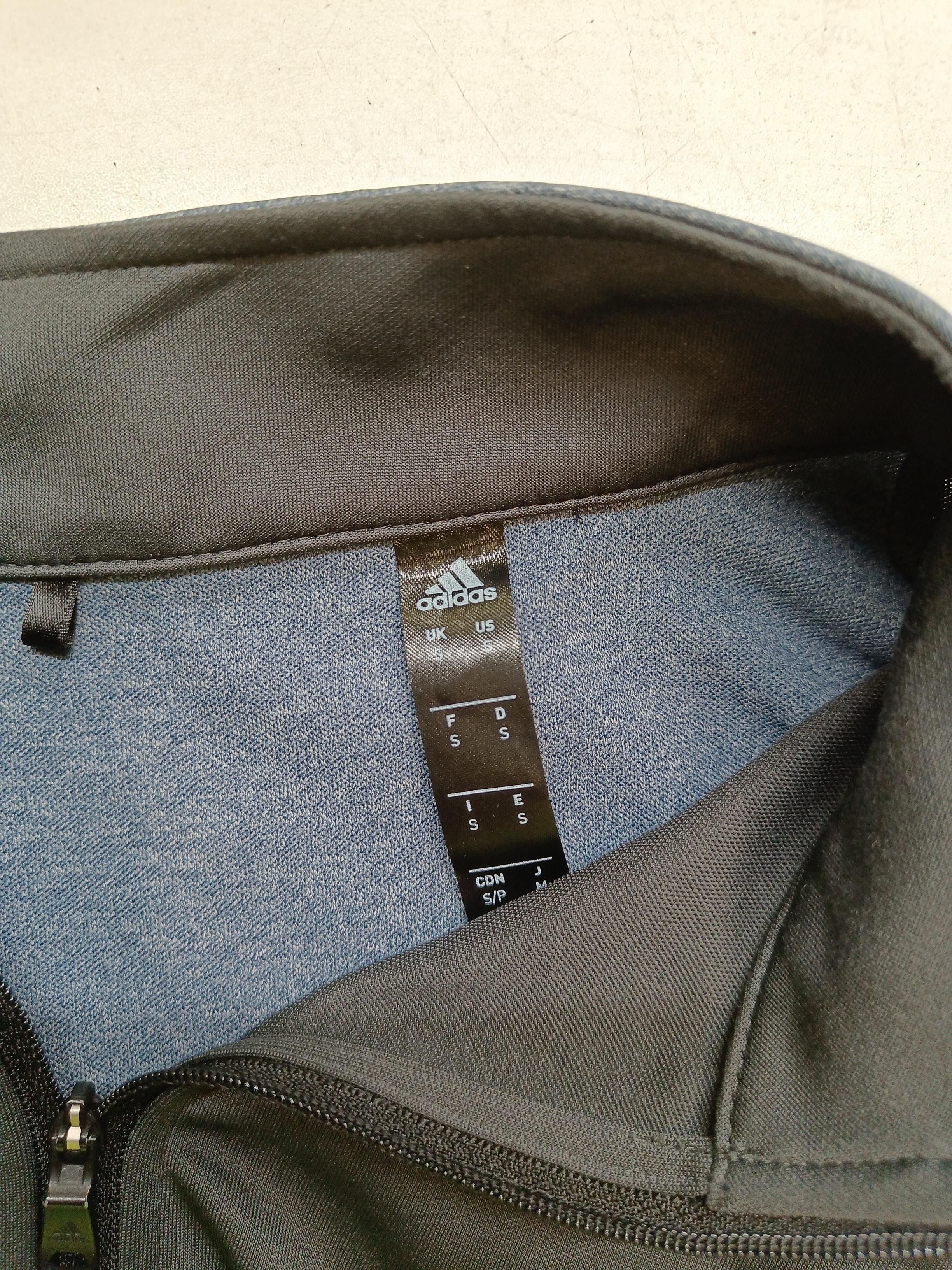 Adidas Men's Hoodie S Grey 100% Polyester Pullover - Image 5