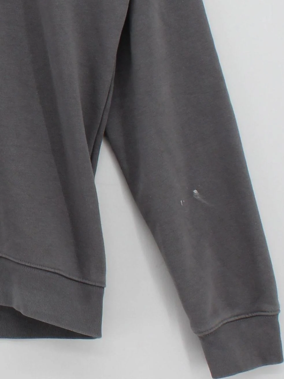 Adidas Men's Hoodie S Grey Cotton with Polyester, Elastane Pullover - Image 4