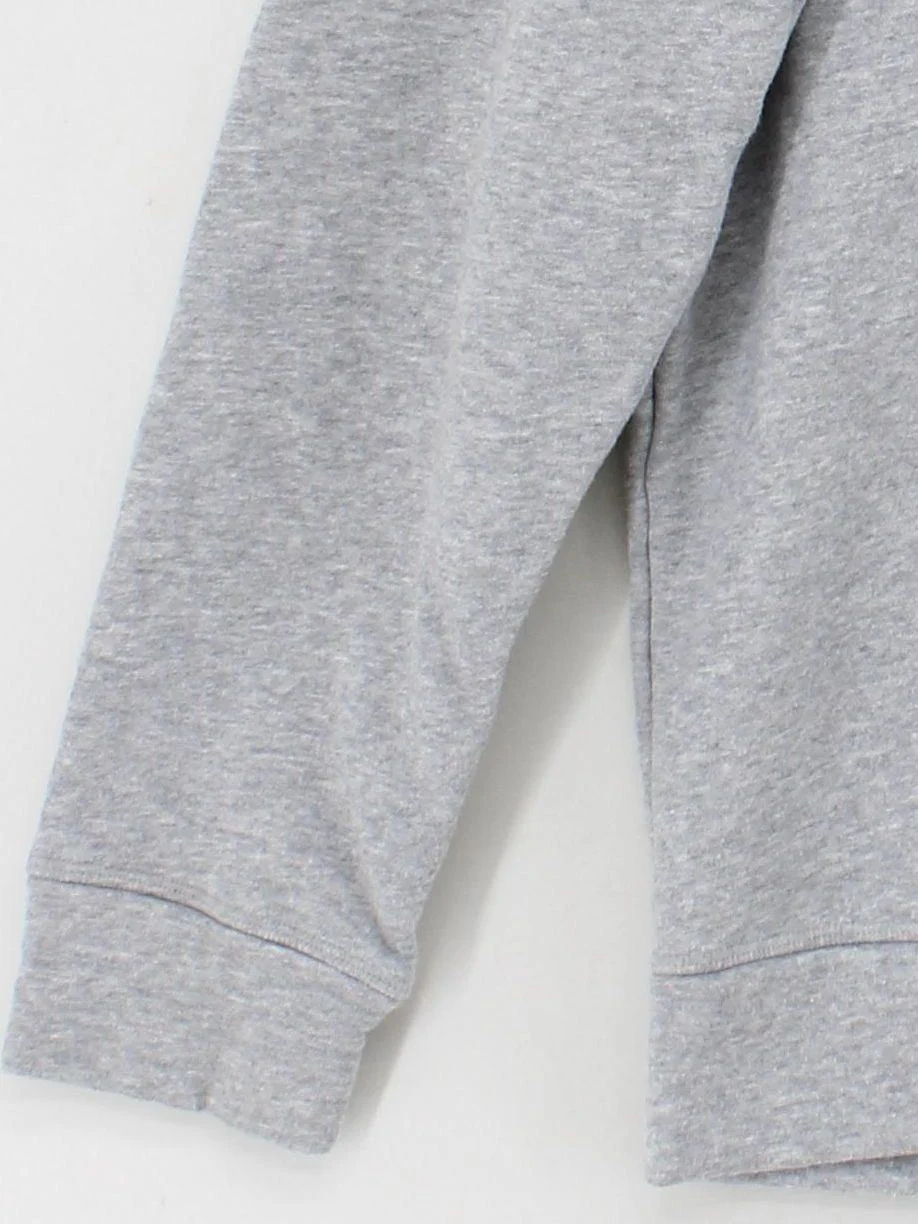Adidas Men's Hoodie S Grey Graphic 100% Cotton Pullover - Image 4