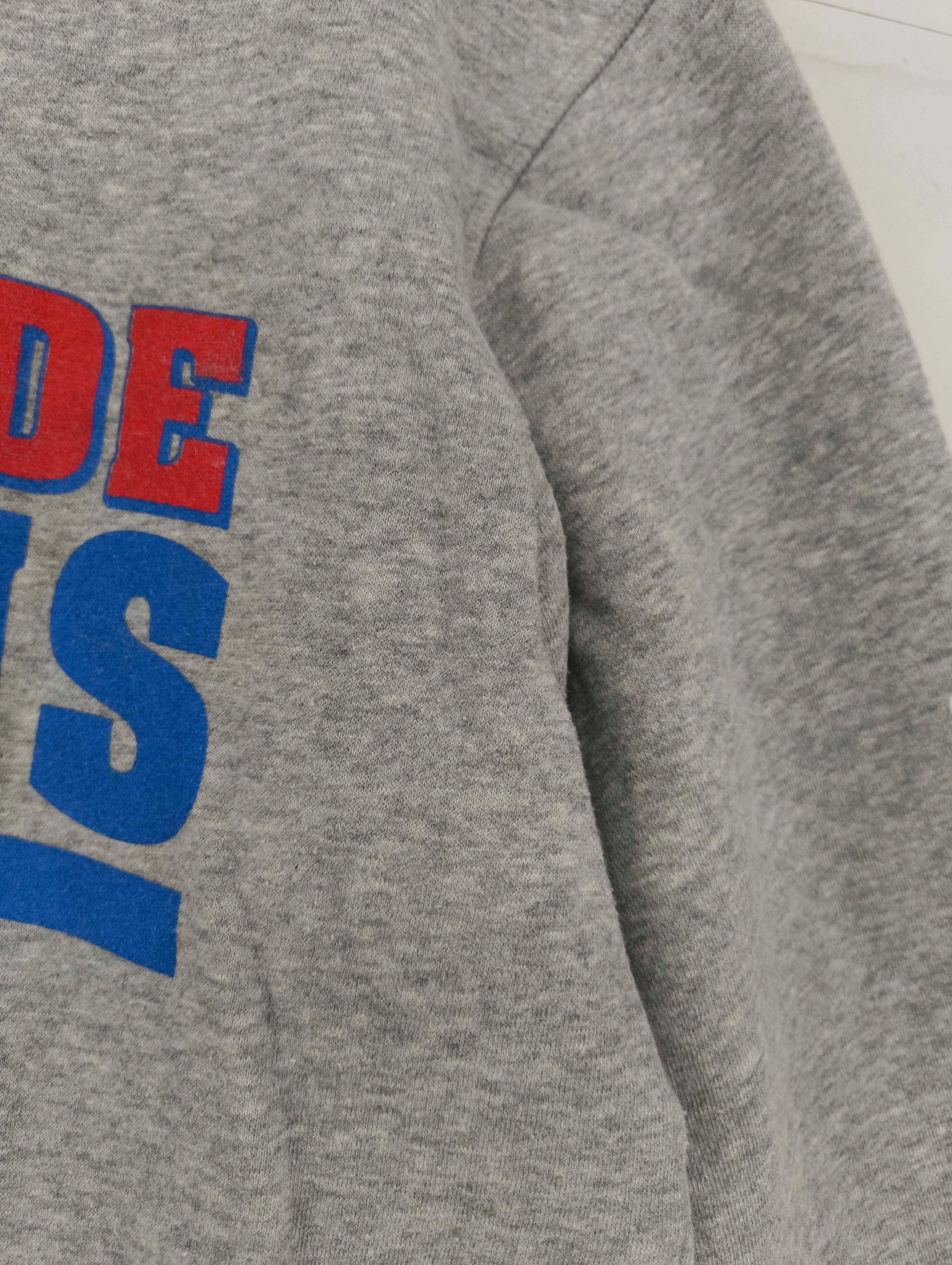 Adidas Men's Hoodie S Grey Graphic 100% Cotton Pullover - Image 5