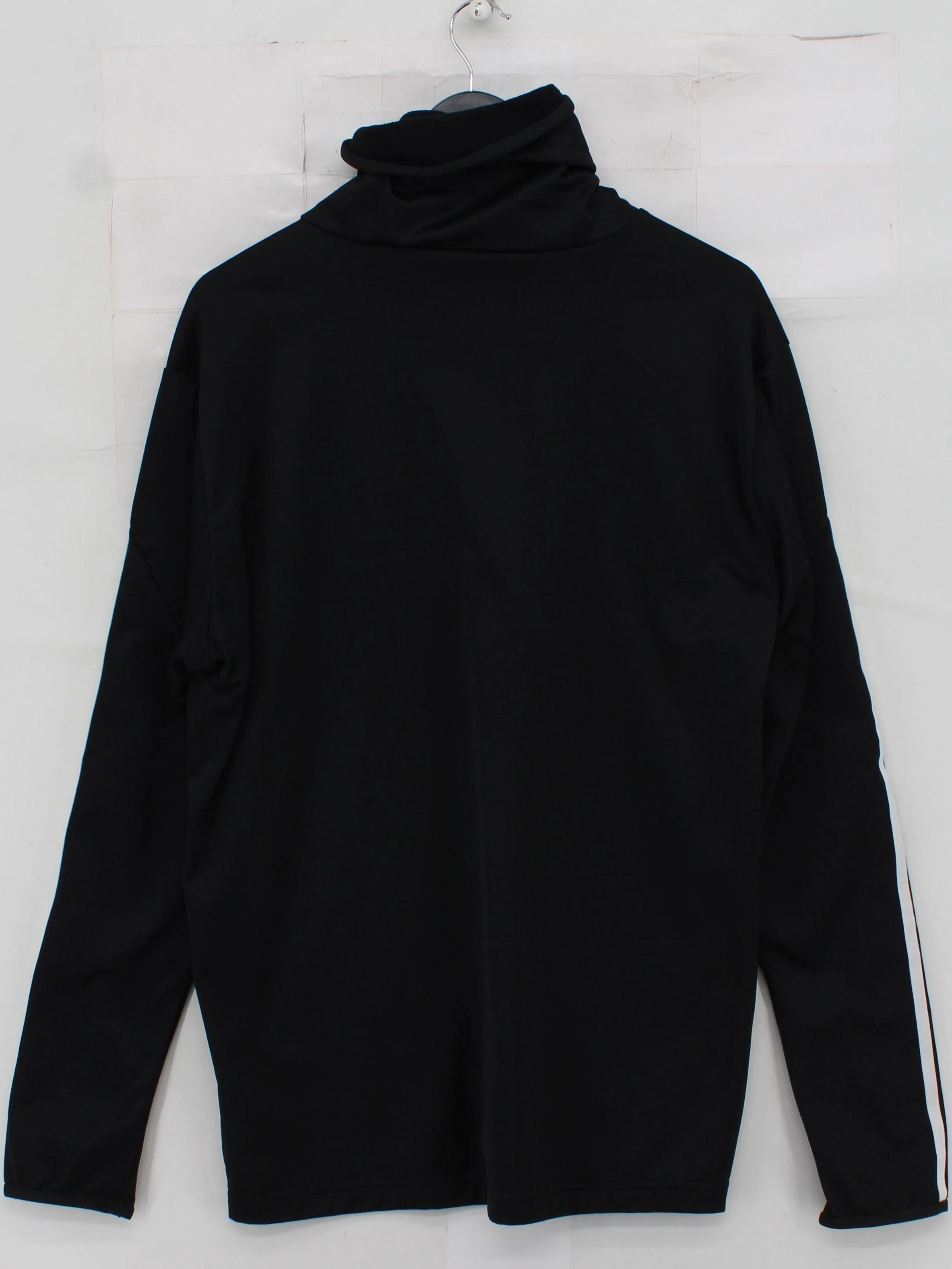 Adidas Men's Hoodie XL Black Polyester with Elastane Pullover - Image 2