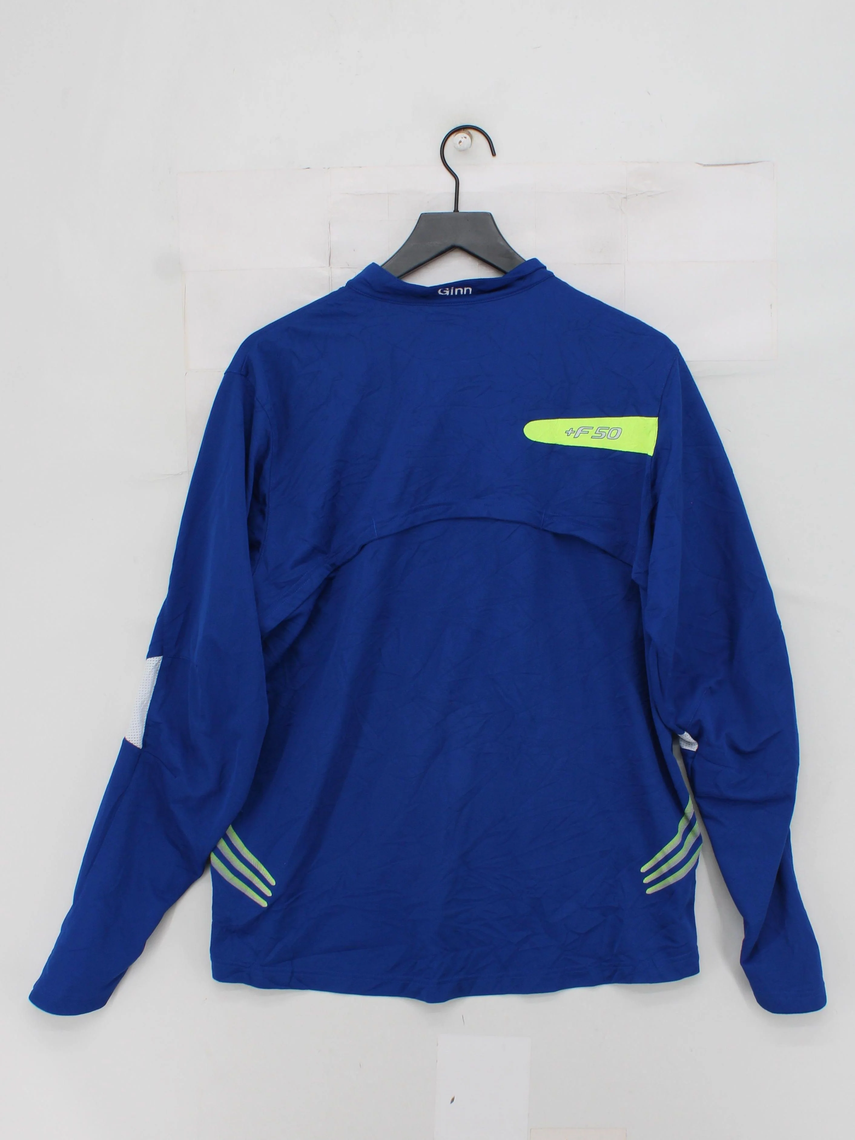 Adidas Men's Hoodie XL Blue 100% Polyester Pullover - Image 2