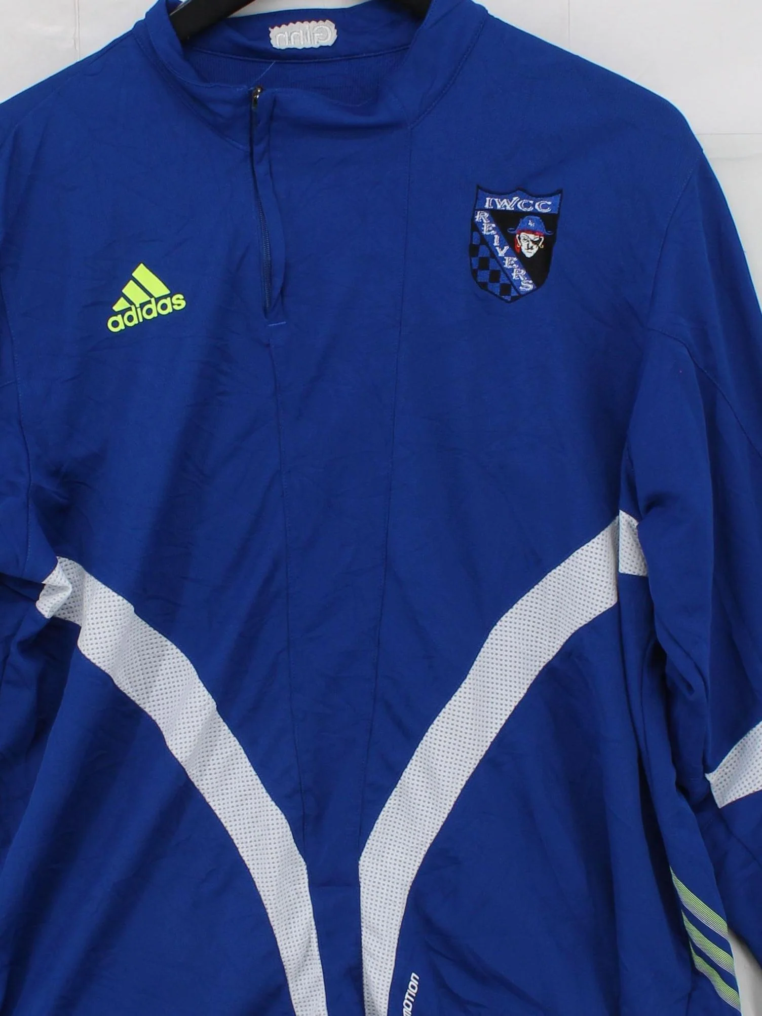 Adidas Men's Hoodie XL Blue 100% Polyester Pullover - Image 3