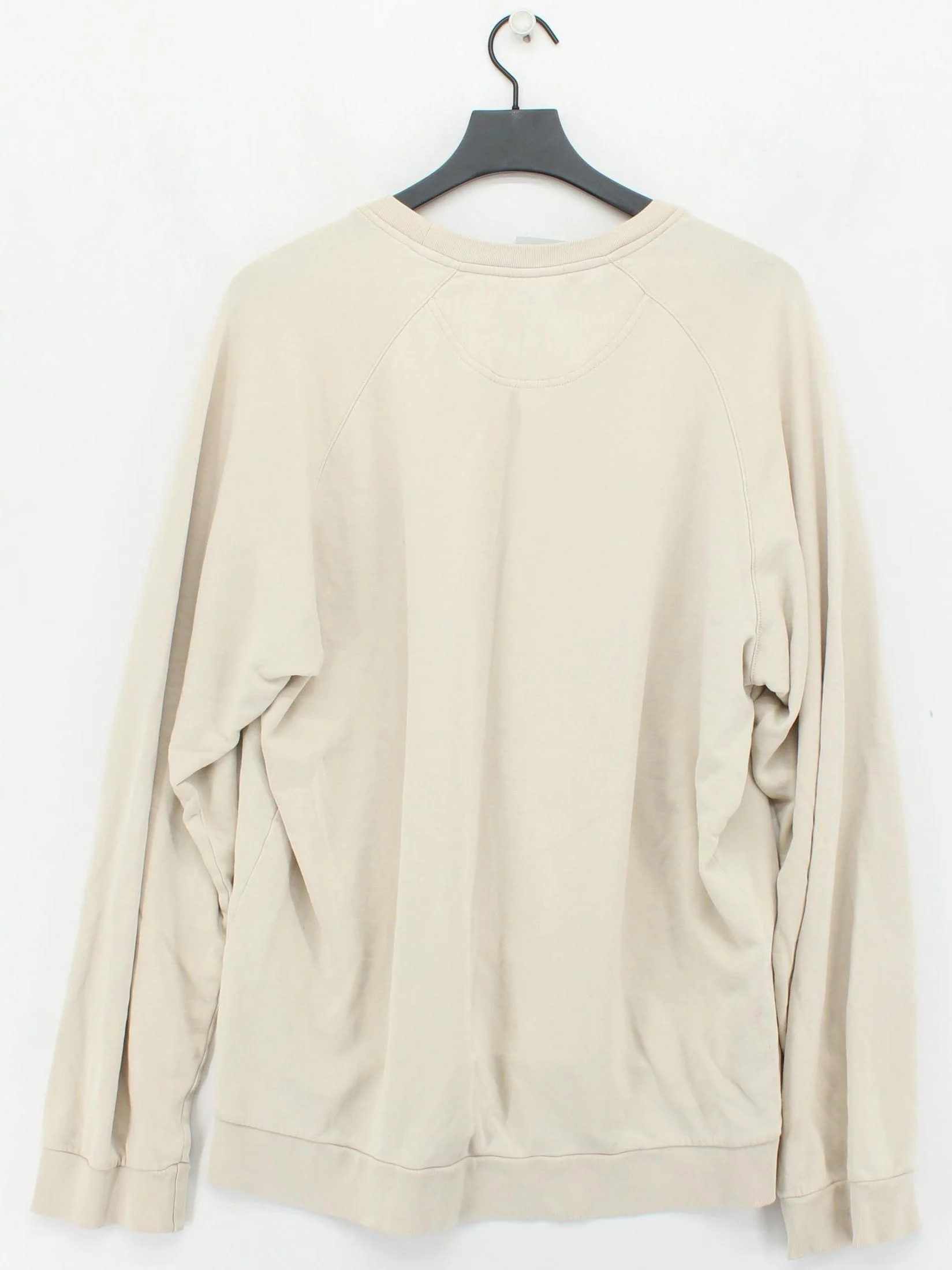 Adidas Men's Hoodie XL Cream 100% Cotton Pullover - Image 2