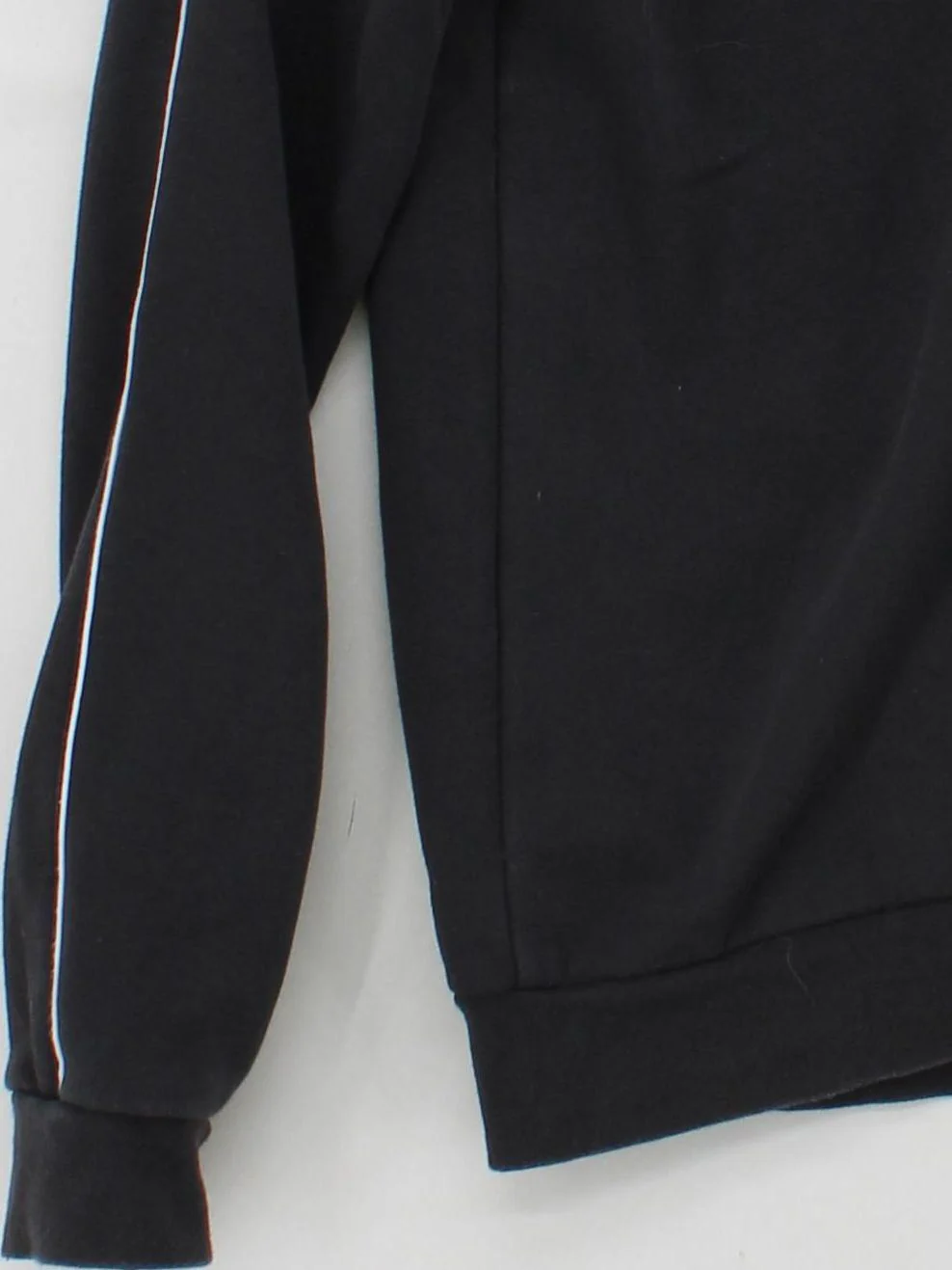 Adidas Men's Hoodie XS Black Cotton with Polyester Pullover - Image 4