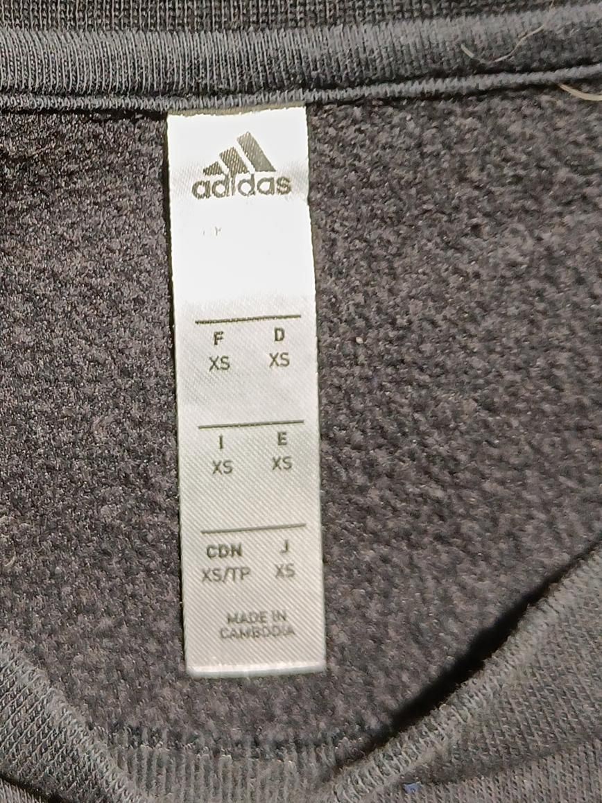Adidas Men's Hoodie XS Black Cotton with Polyester Pullover - Image 6