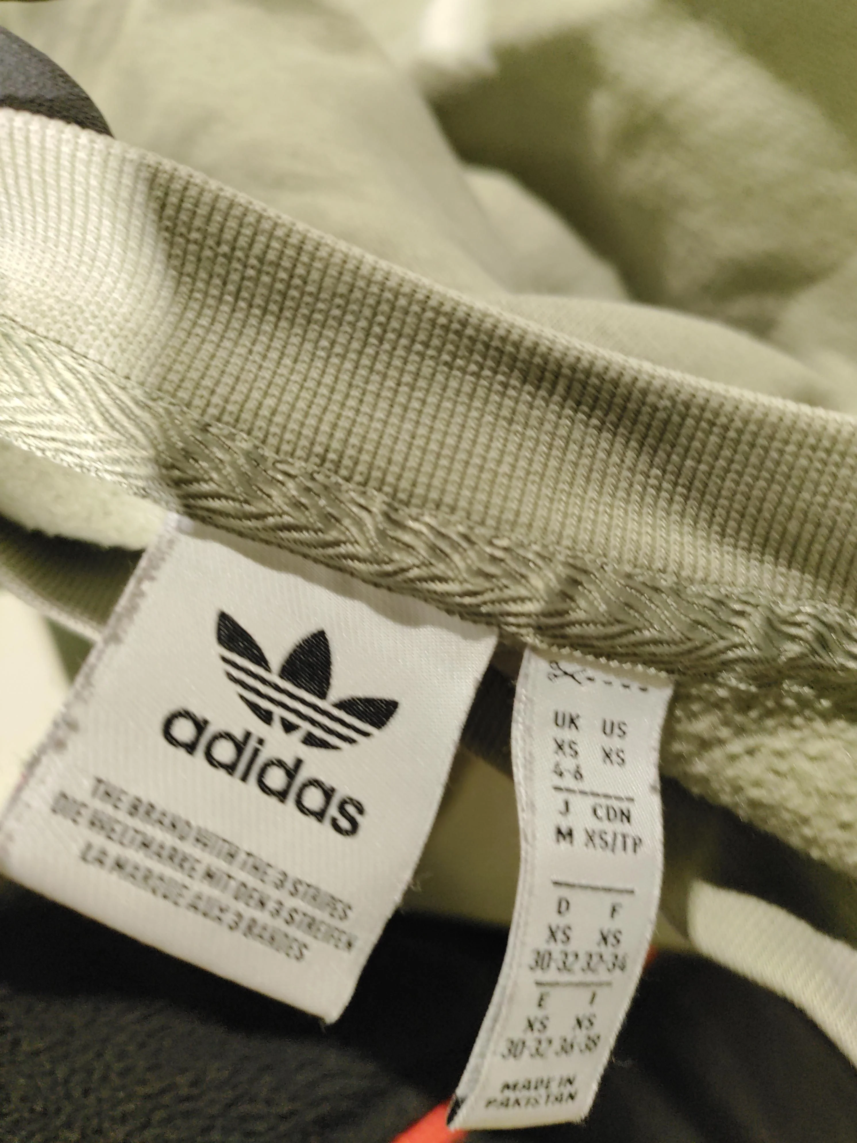 Adidas Men's Hoodie XS Green Graphic Cotton with Polyester, Spandex Pullover - Image 5