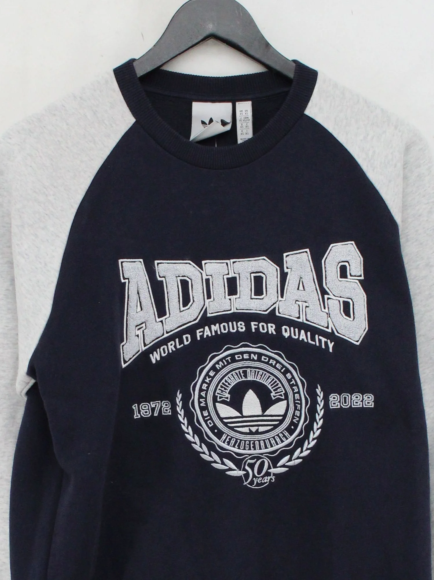 Adidas Men's Hoodie XS Multi Graphic Cotton with Polyester, Elastane Pullover - Image 3