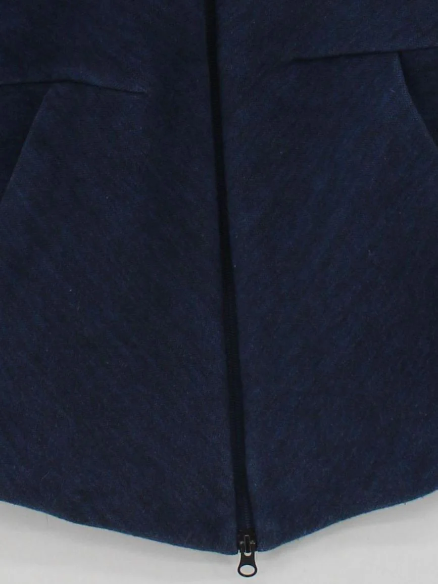 Adidas Men's Hoodie XXS Blue Cotton with Polyester, Elastane Pullover - Image 4