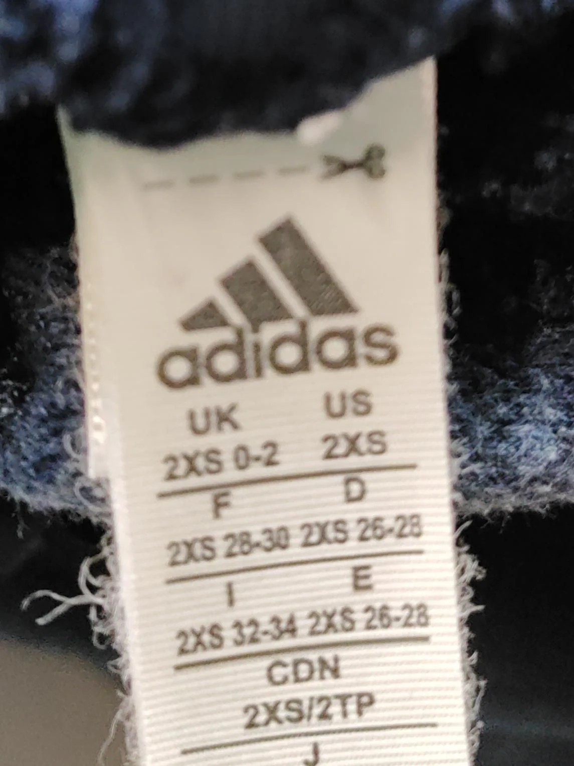 Adidas Men's Hoodie XXS Blue Cotton with Polyester, Elastane Pullover - Image 5