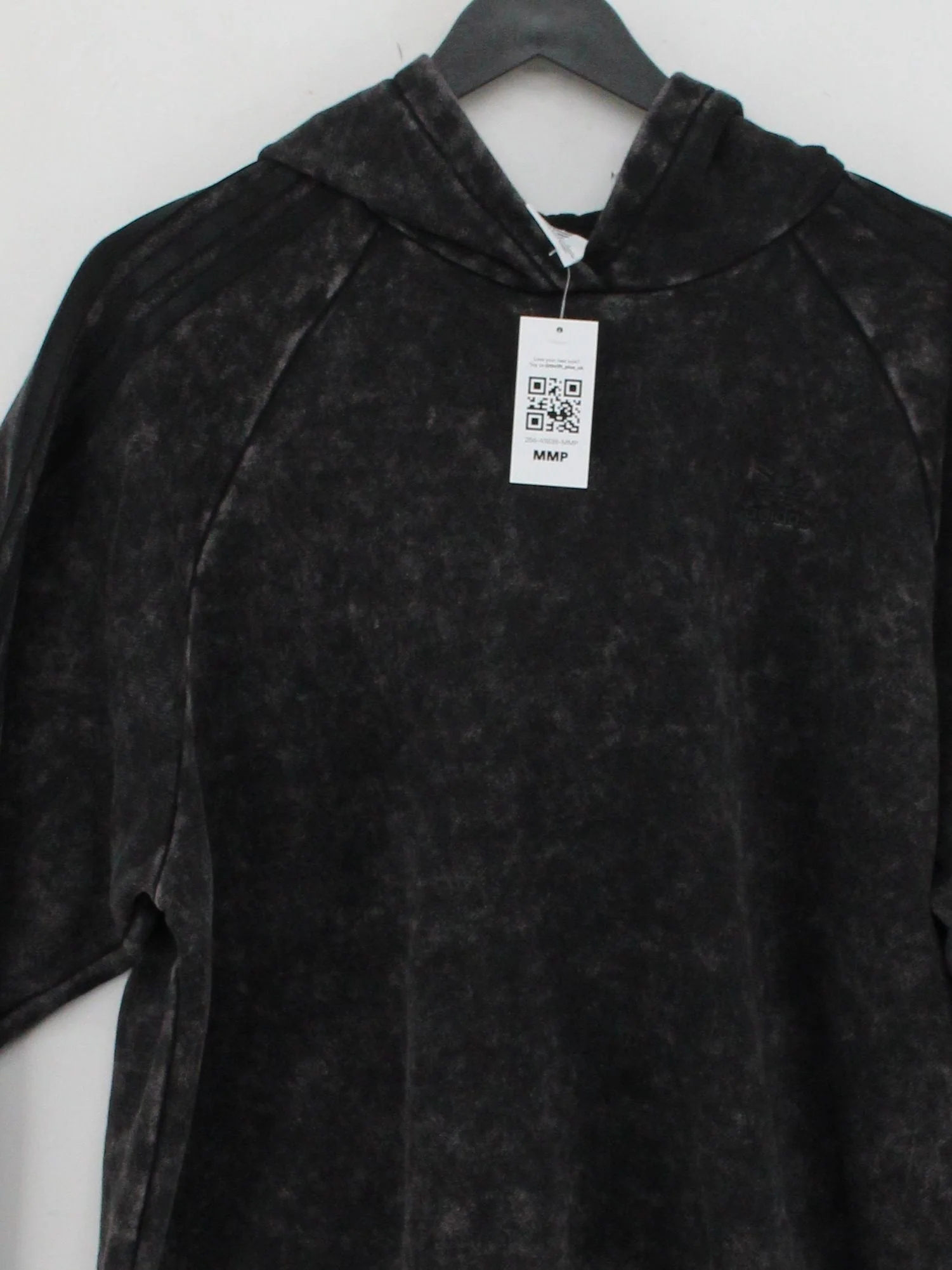 Adidas Men's Hoodie XXS Grey Cotton with Polyester Pullover - Image 3