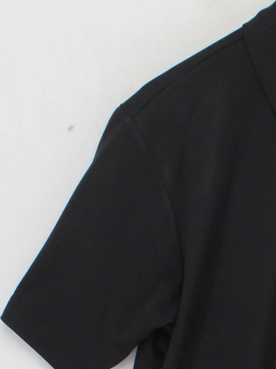 Adidas Men's Polo M Black 100% Polyester Basic - Image 4