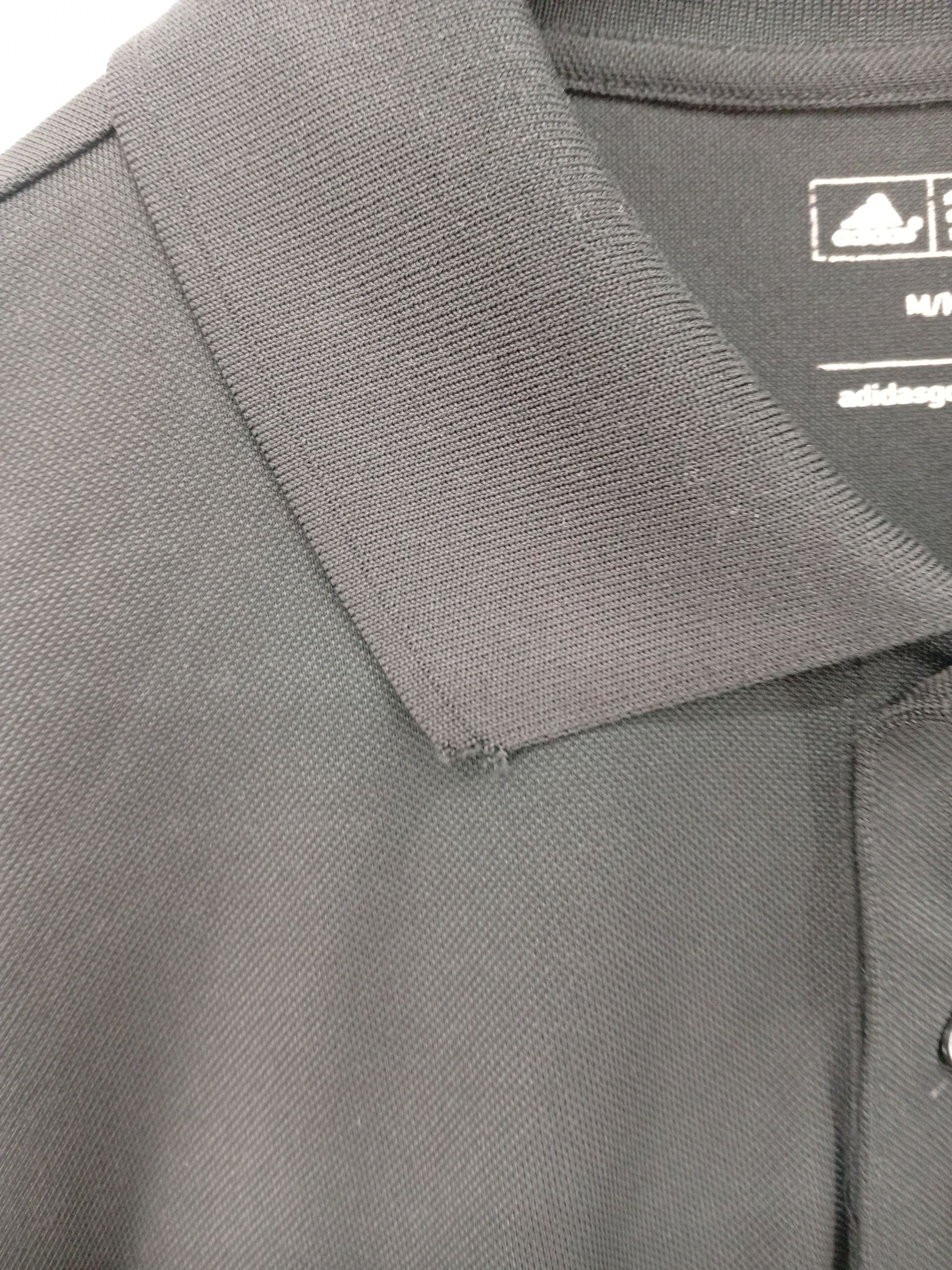 Adidas Men's Polo M Black 100% Polyester Basic - Image 5