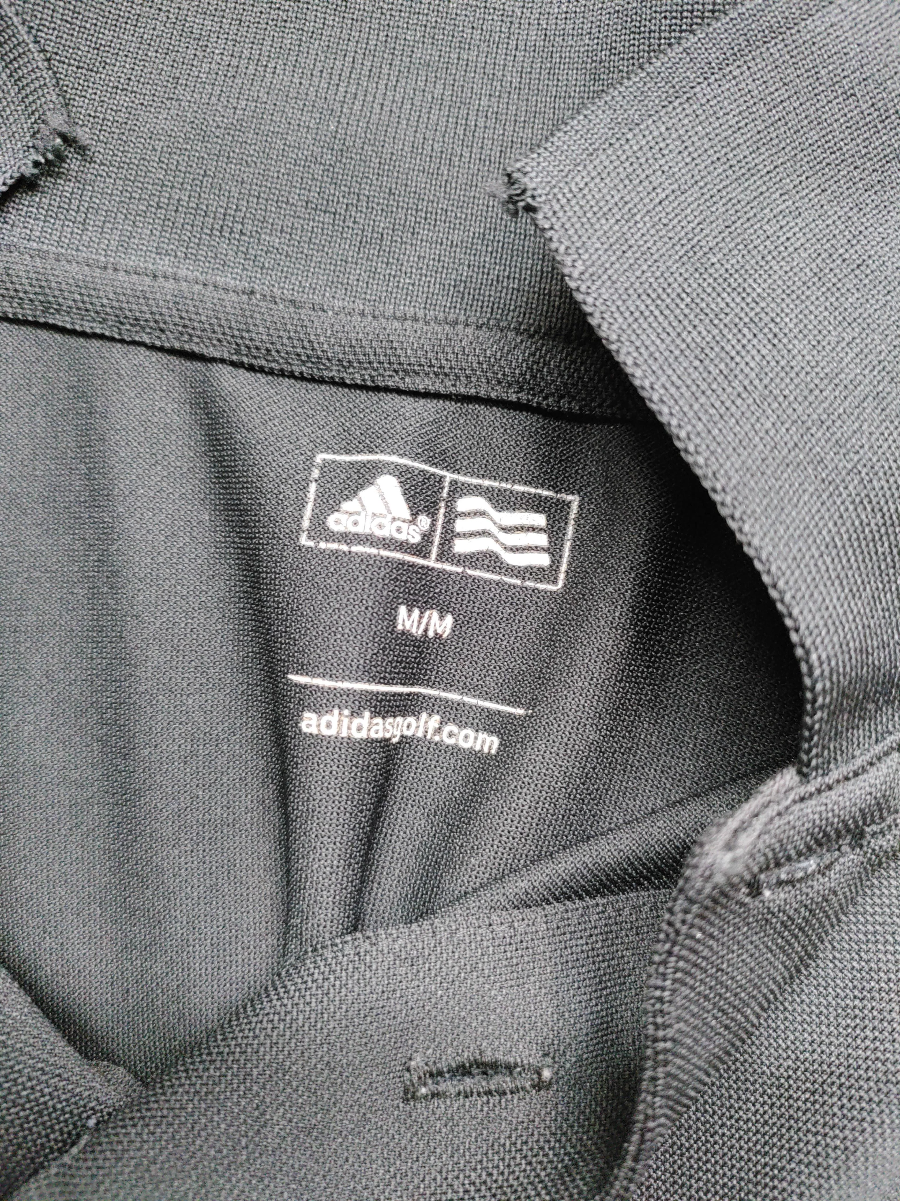 Adidas Men's Polo M Black 100% Polyester Basic - Image 6