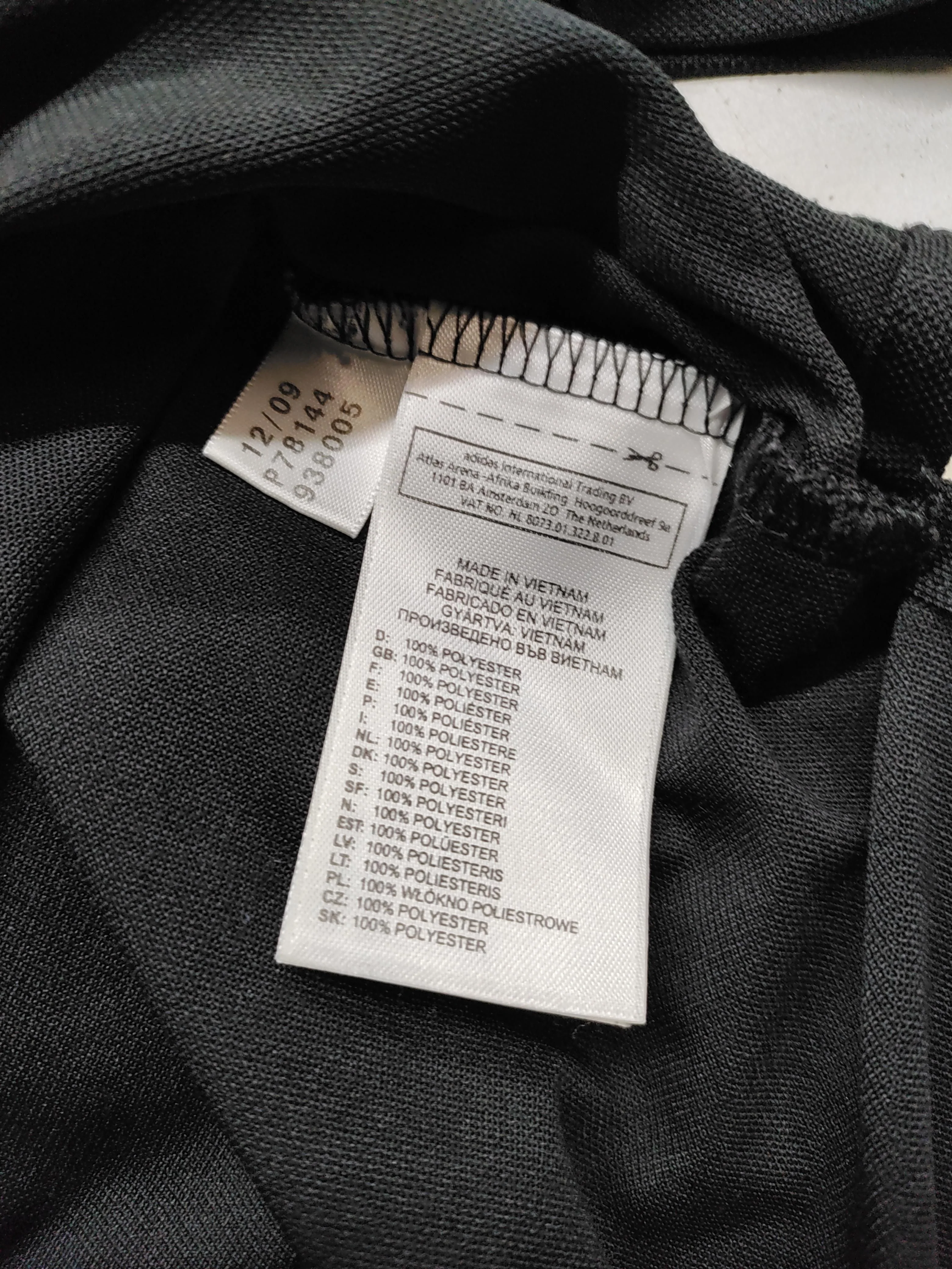 Adidas Men's Polo M Black 100% Polyester Basic - Image 7