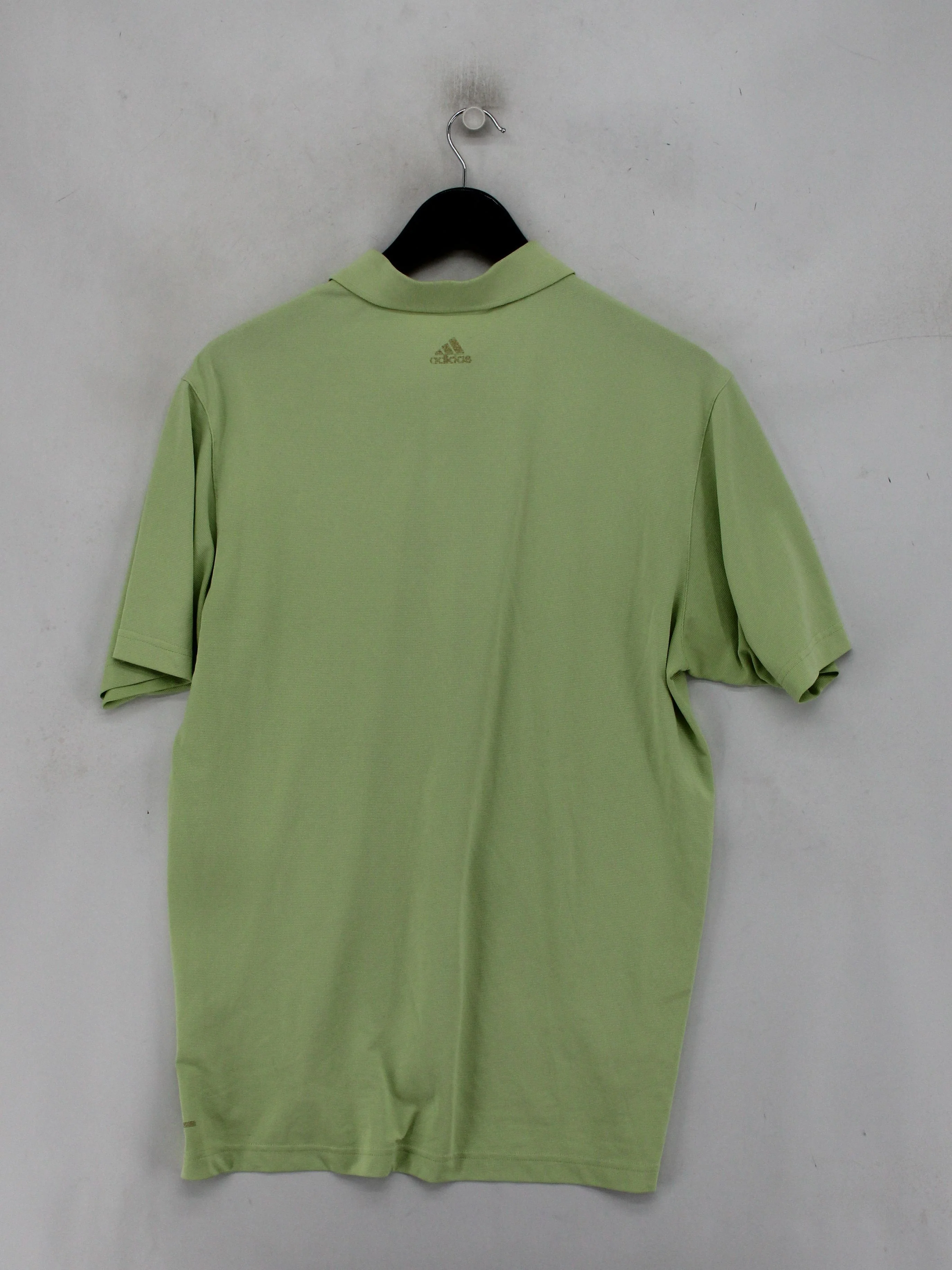 Adidas Men's Polo M Green 100% Polyester Basic - Image 2