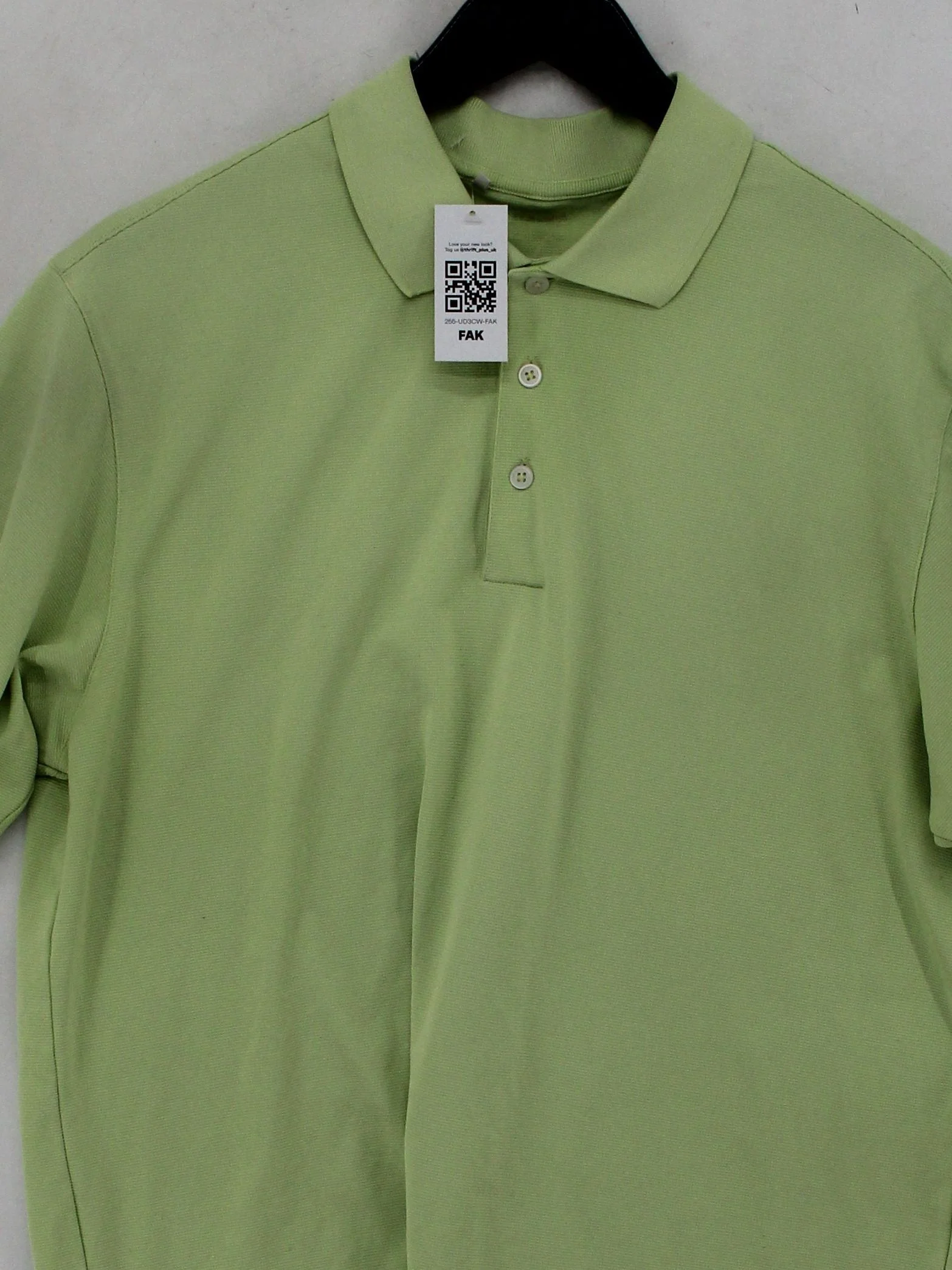 Adidas Men's Polo M Green 100% Polyester Basic - Image 3