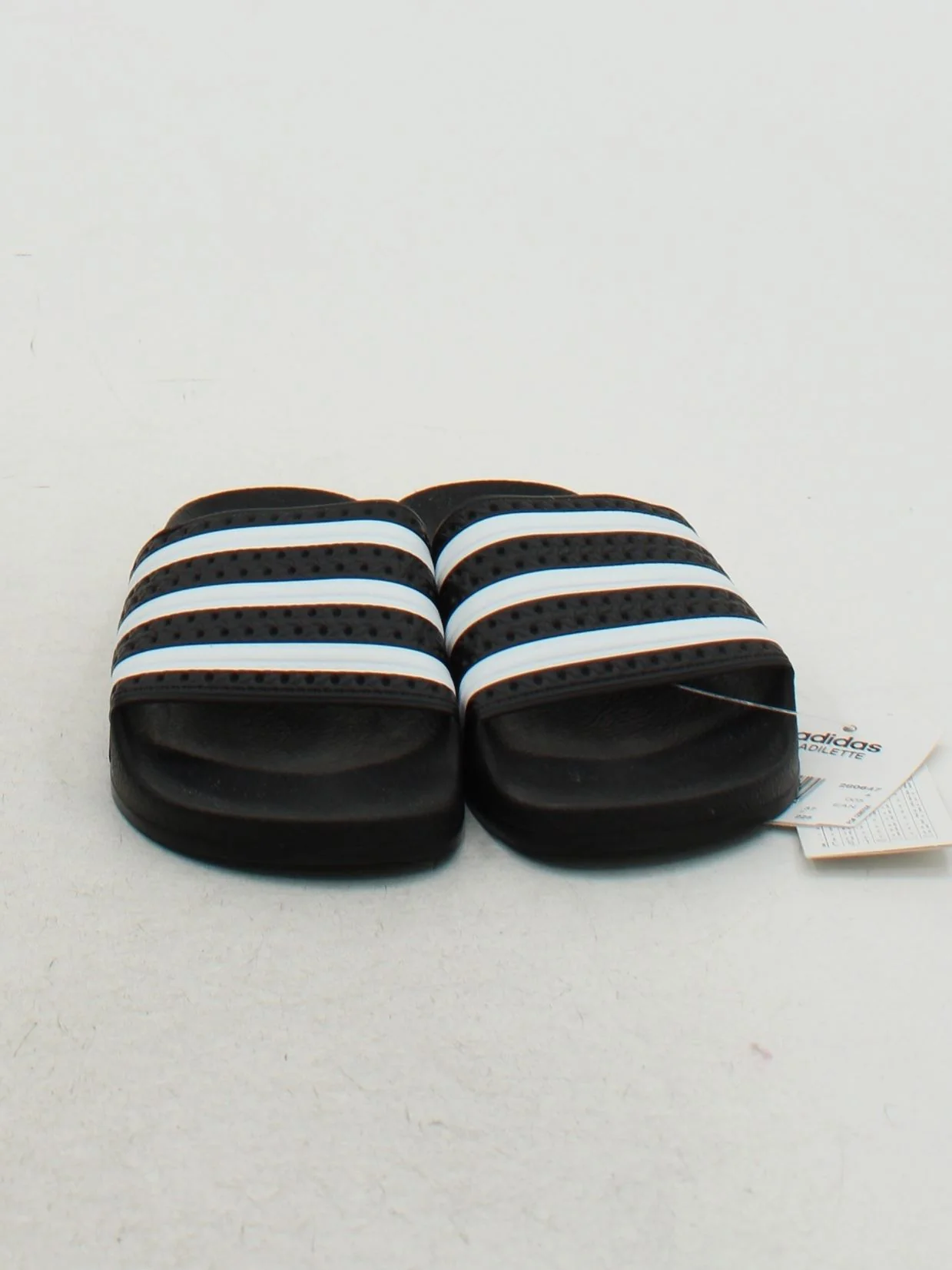 Adidas Men's Sandals UK 4 Black Striped 100% Other Slider - Image 2