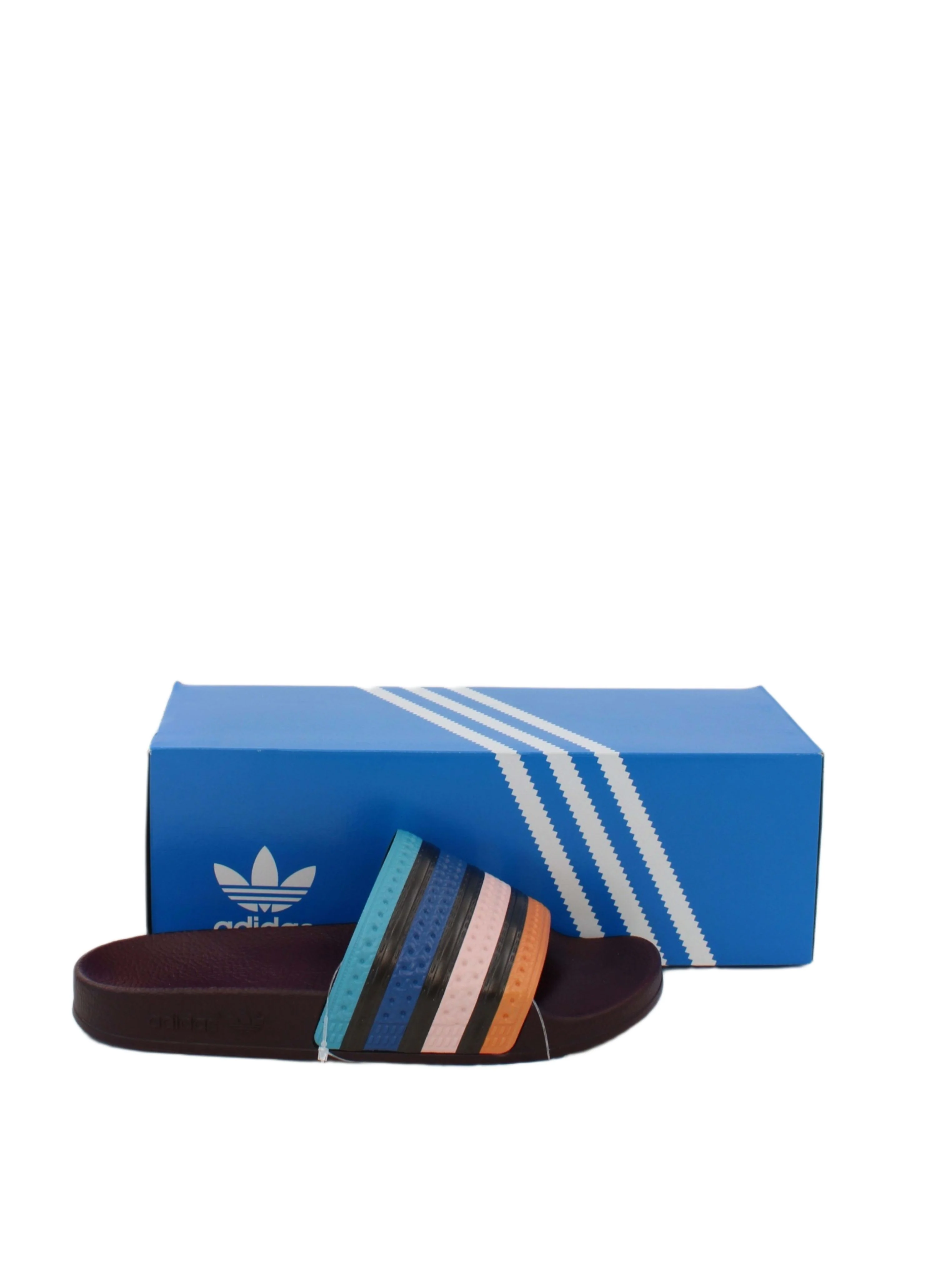 Adidas Men's Sandals UK 6 Multi Striped 100% Other Slider New with tags