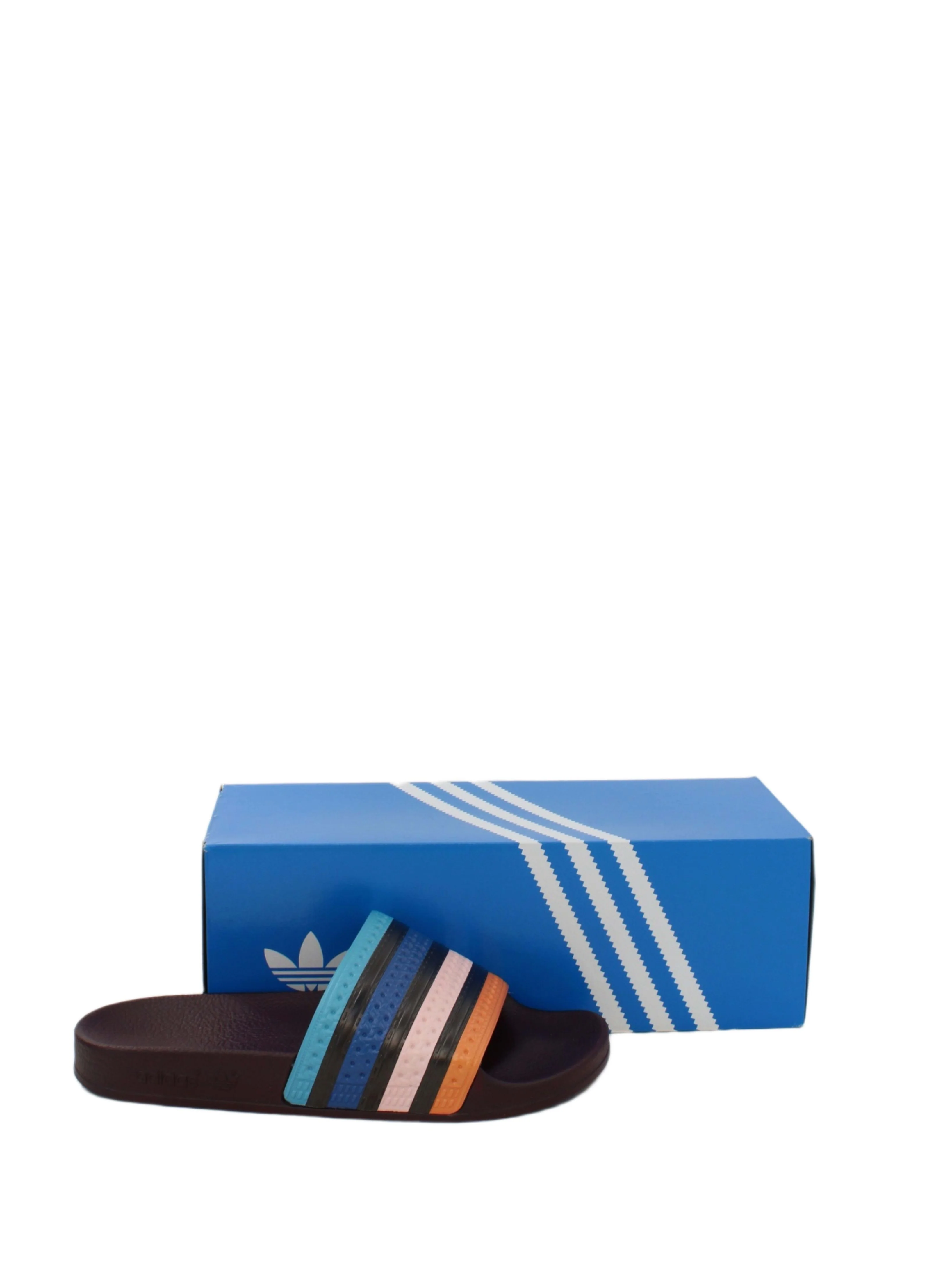 Adidas Men's Sandals UK 6 Multi Striped 100% Other Slider New with tags