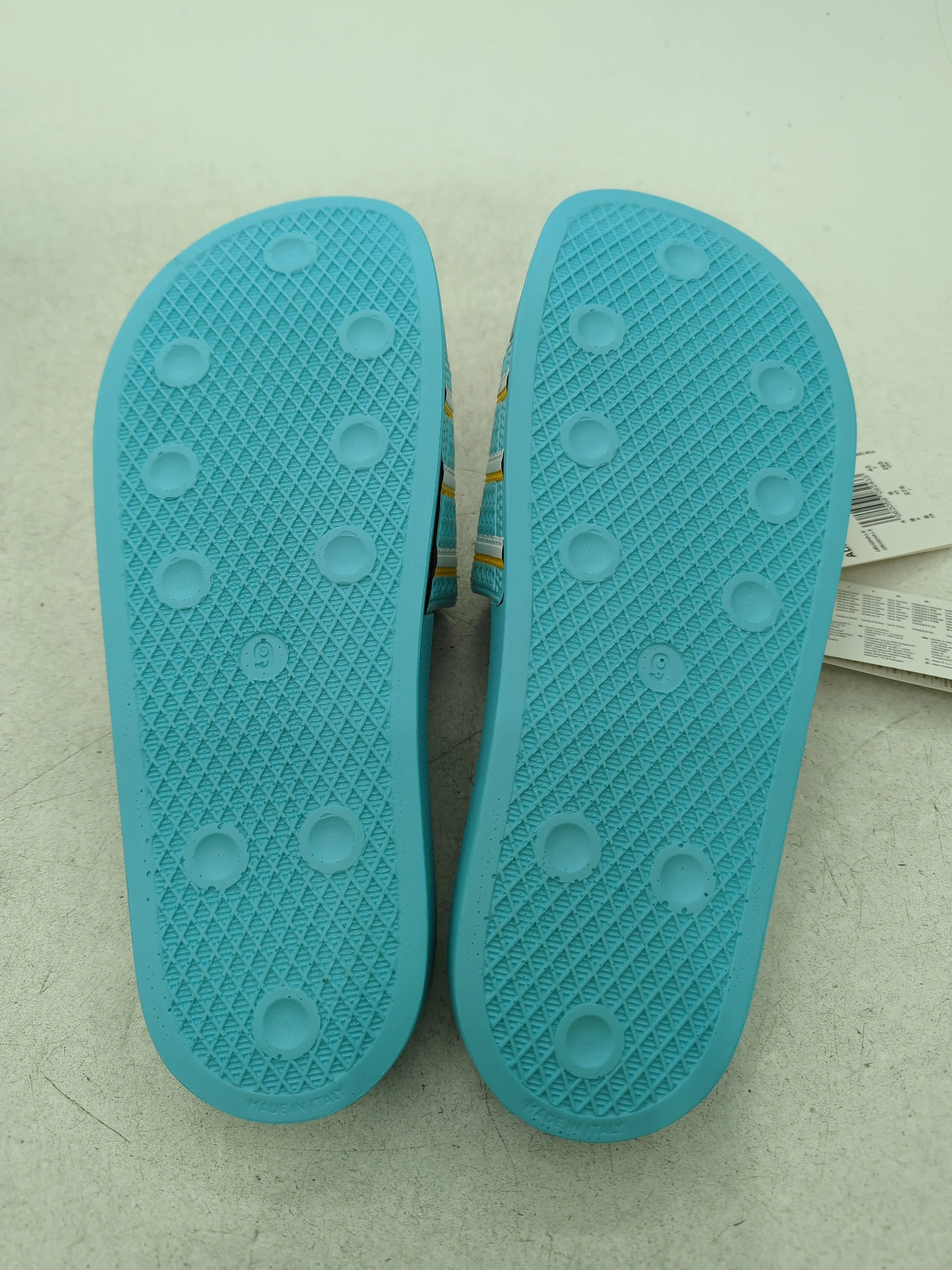 Adidas Men's Sandals UK 9 Blue Striped 100% Other Slider New with tags - Image 7