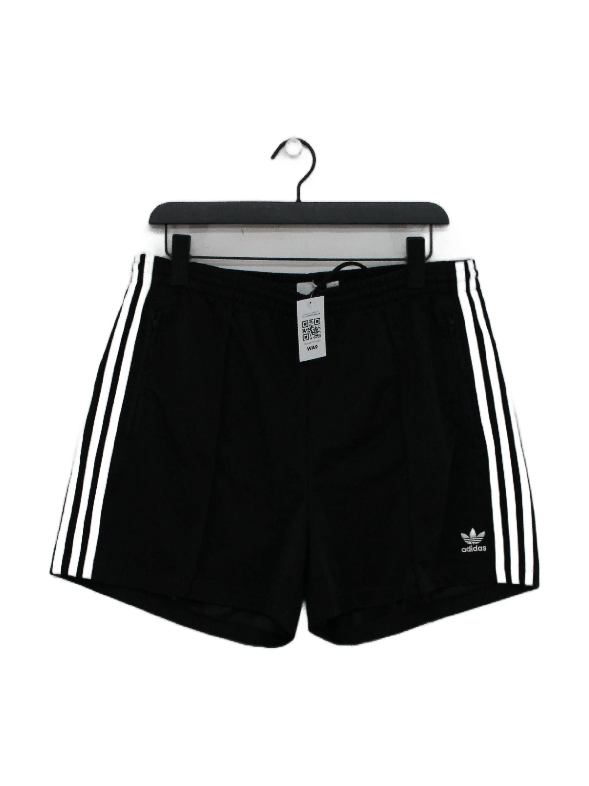 Adidas Men's Shorts L Black 100% Polyester Sweat
