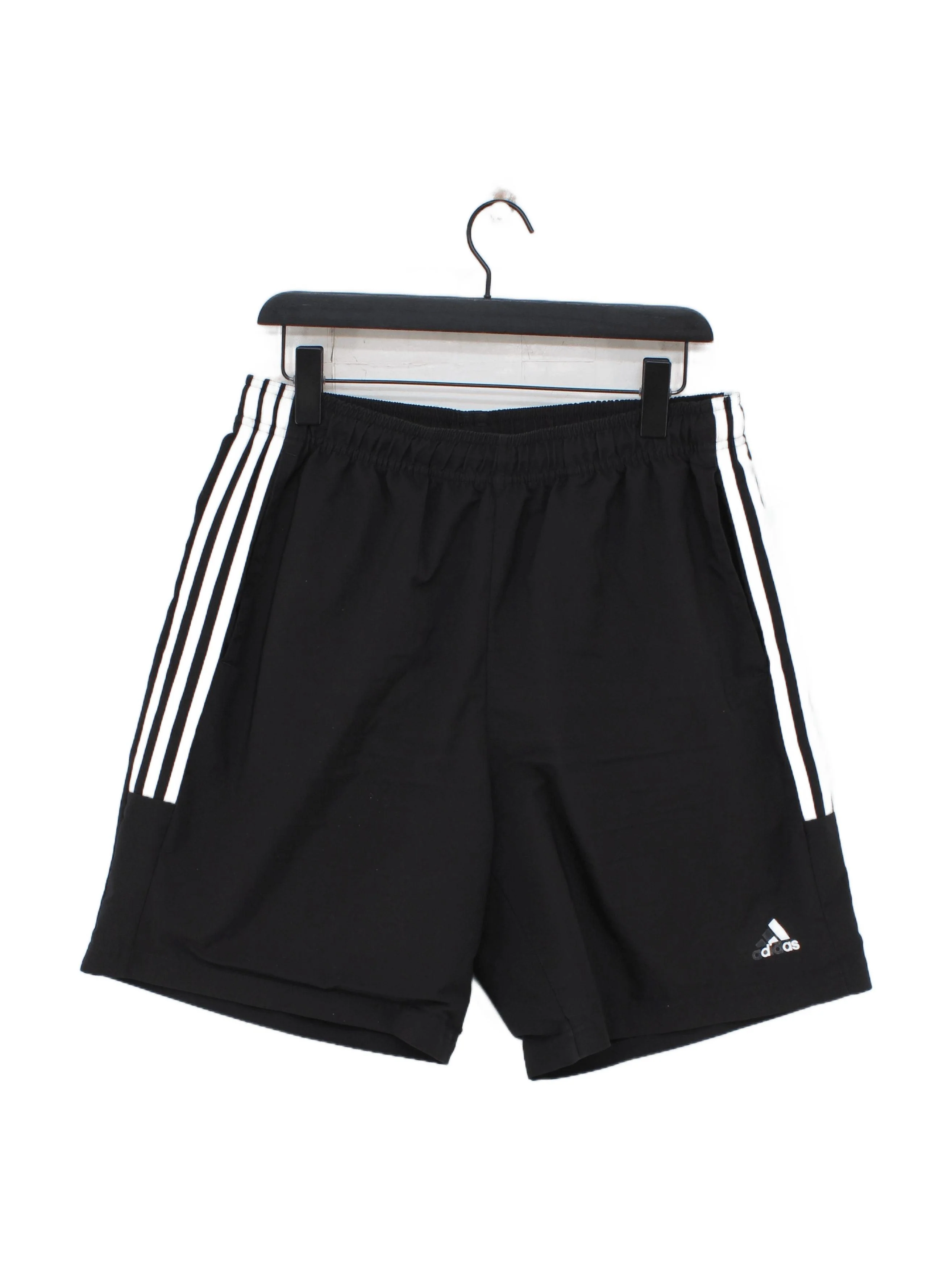 Adidas Men's Shorts L Black 100% Polyester Sweat