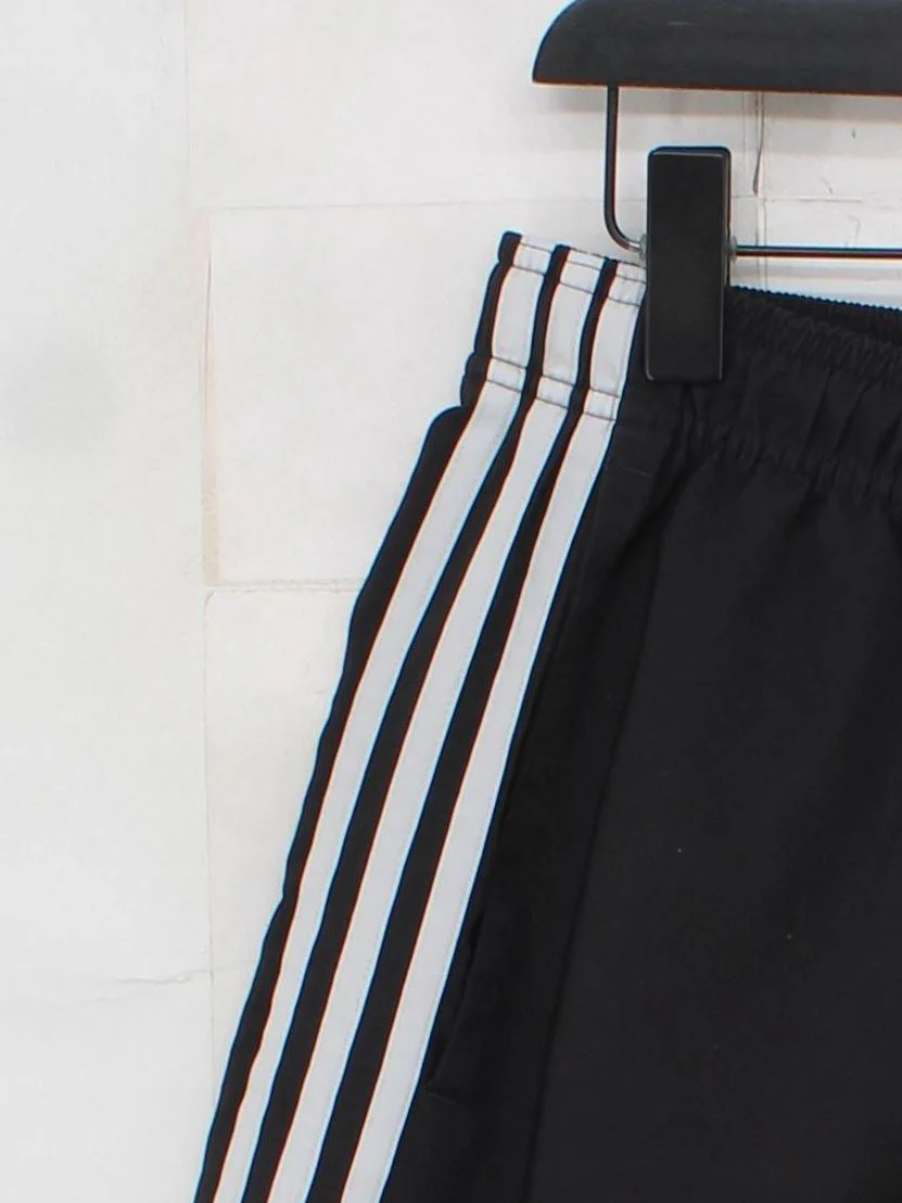 Adidas Men's Shorts L Black 100% Polyester Sweat - Image 4