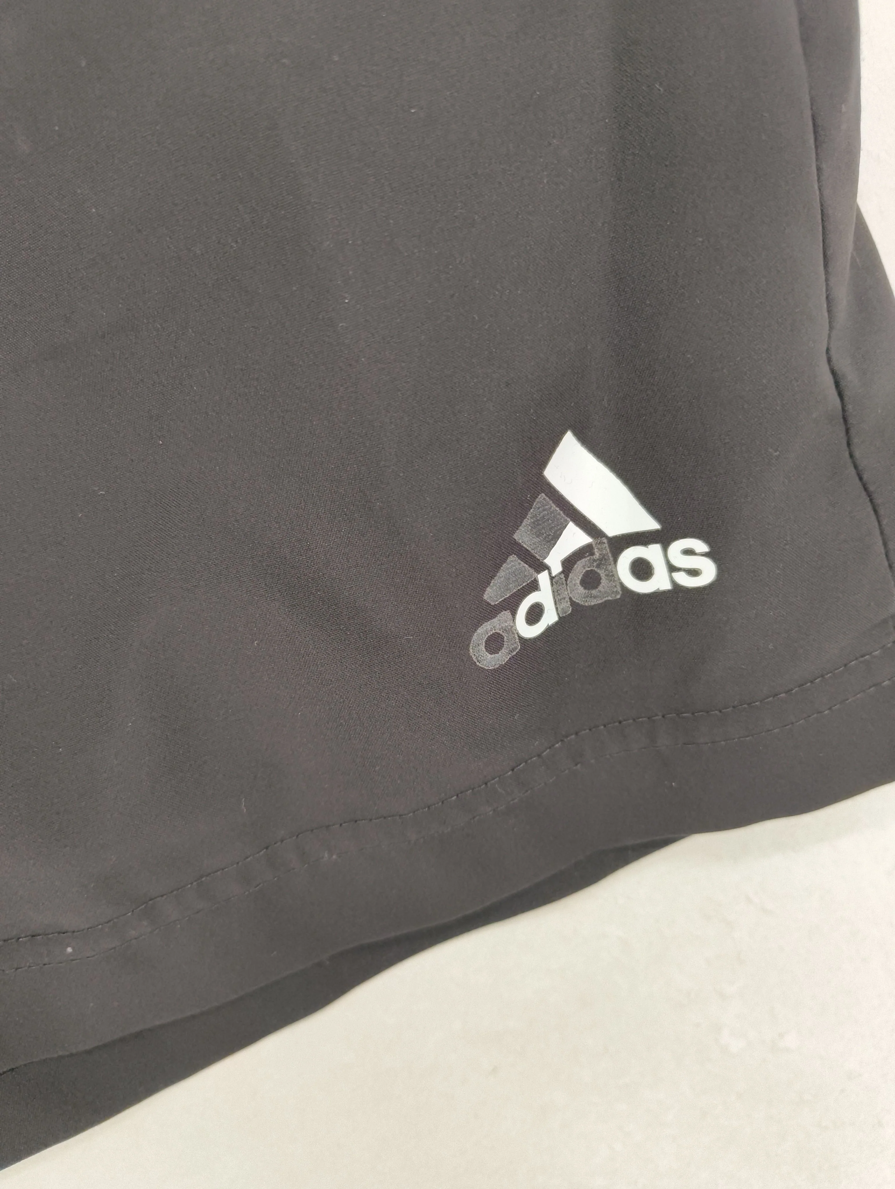 Adidas Men's Shorts L Black 100% Polyester Sweat - Image 5