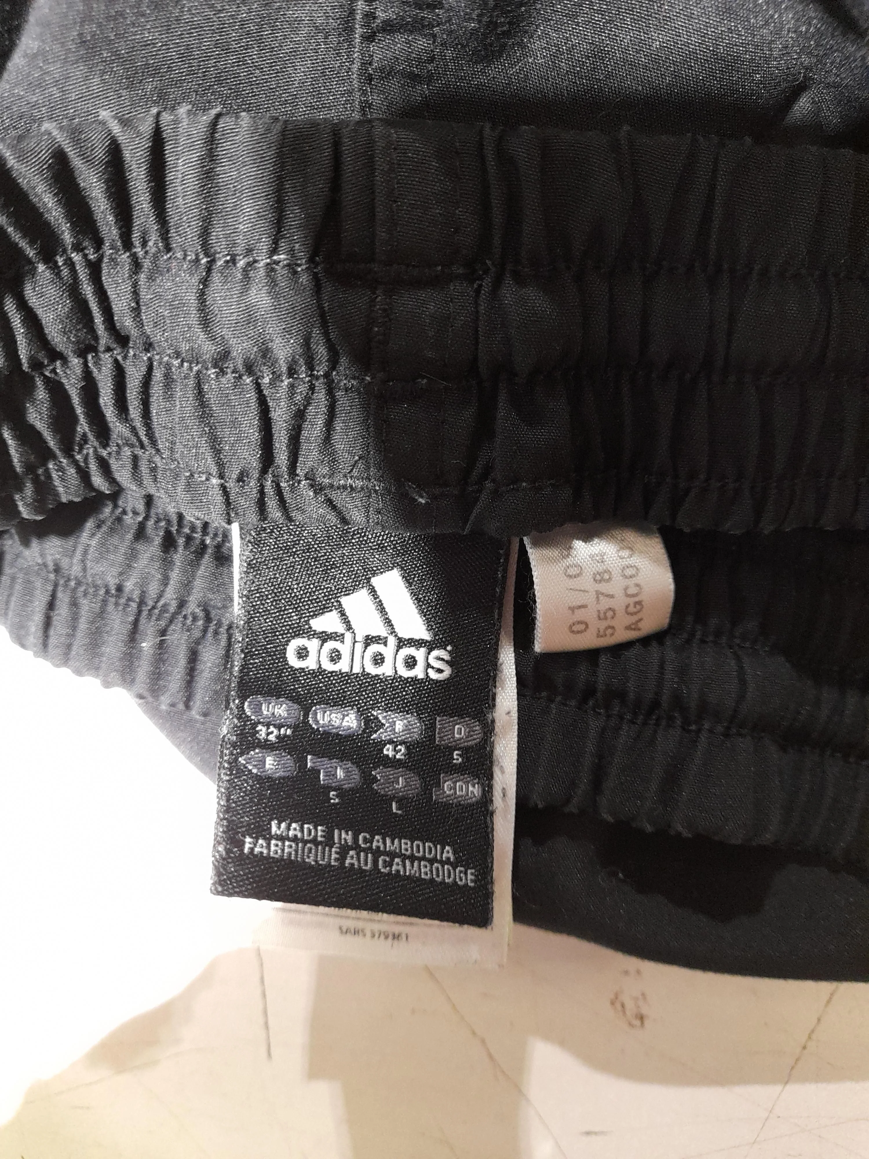 Adidas Men's Shorts L Black 100% Polyester Sweat - Image 5